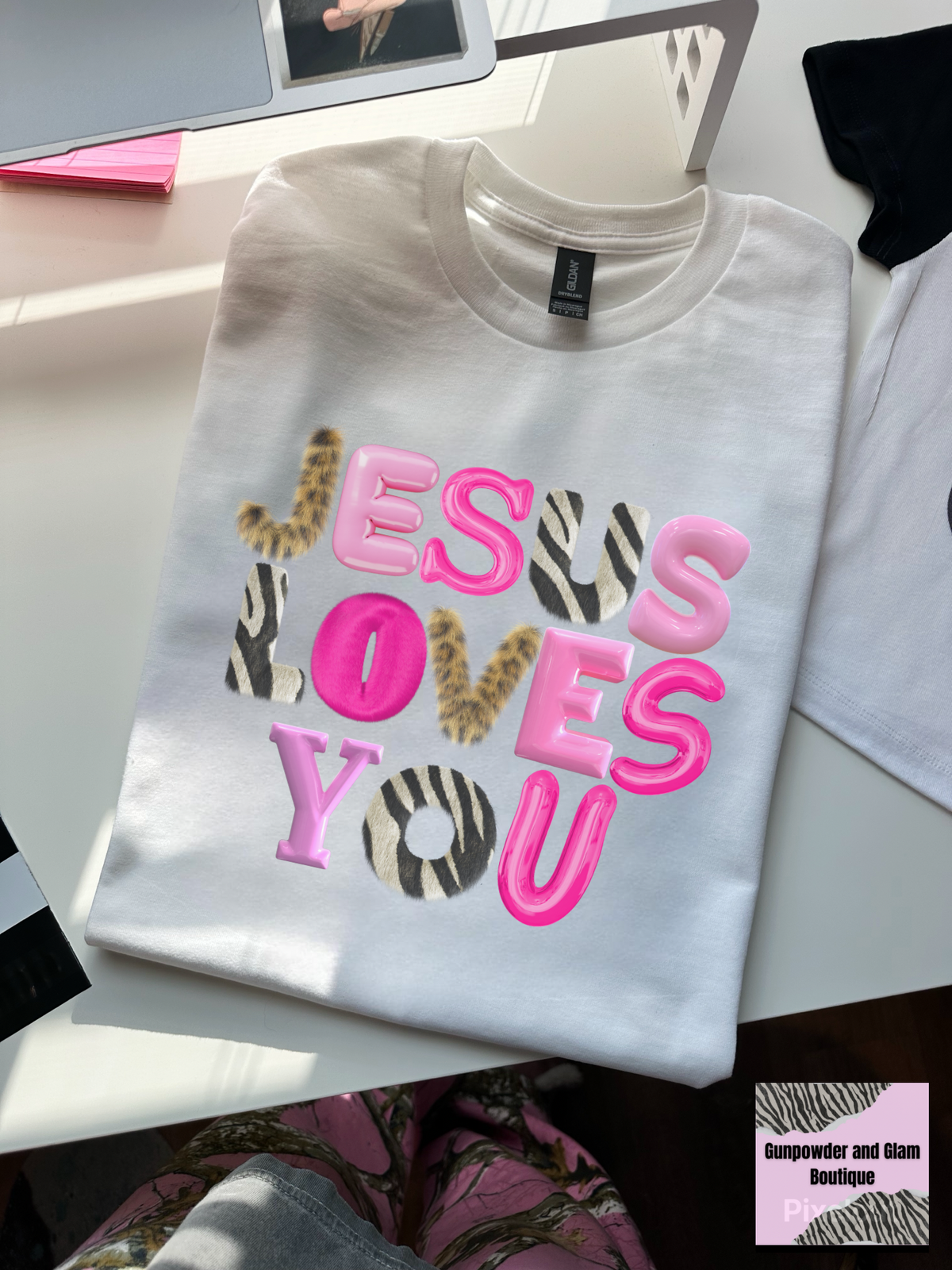 Jesus Loves You Tee or Crewneck
