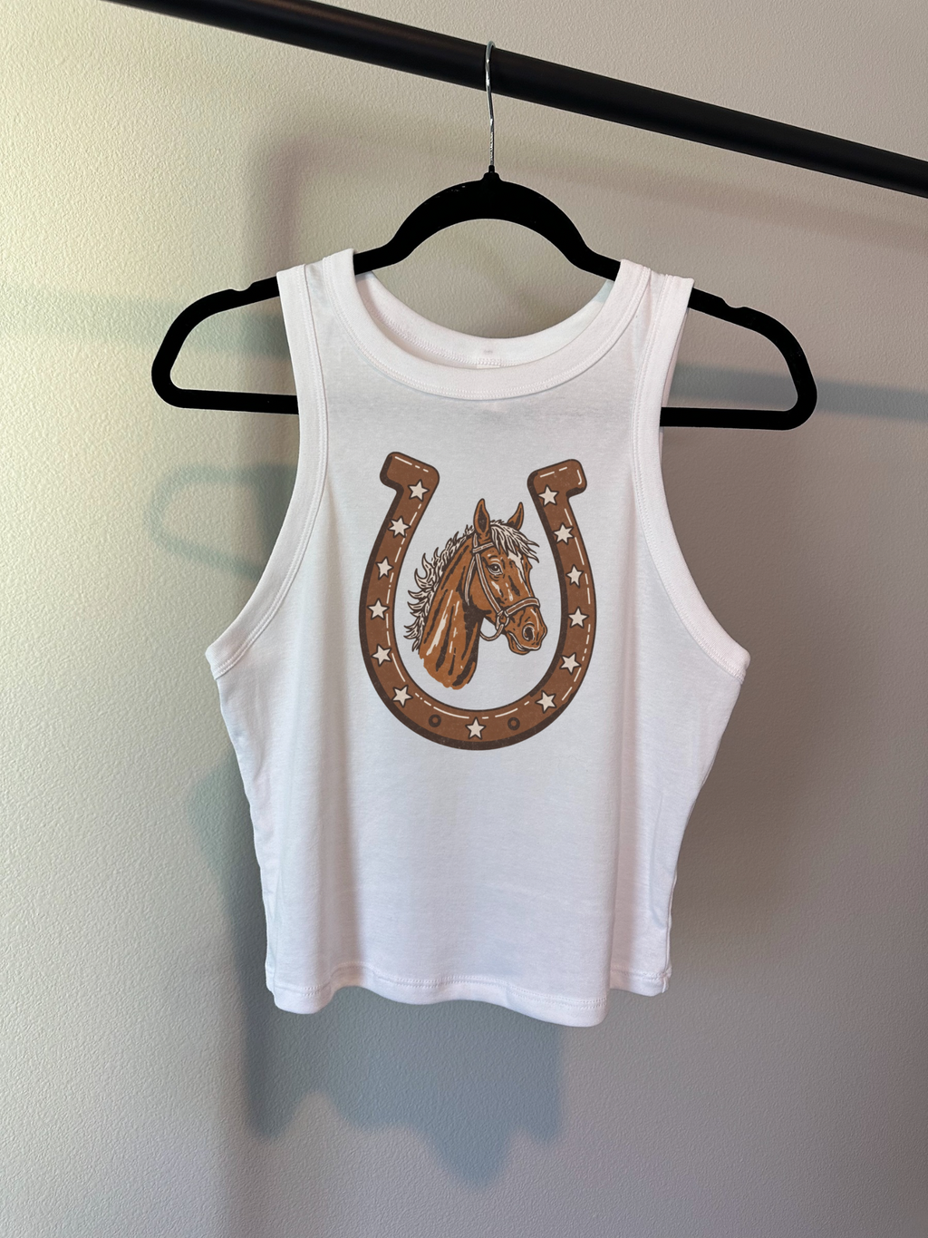 Vintage Pony Cropped Tank
