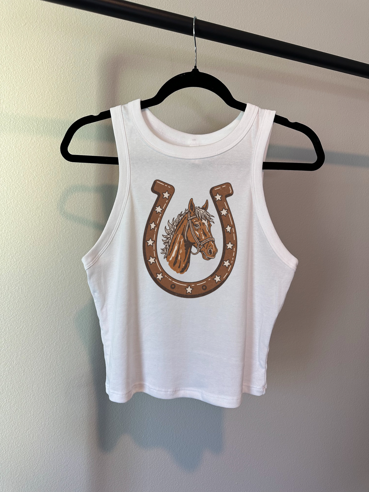 Vintage Pony Cropped Tank