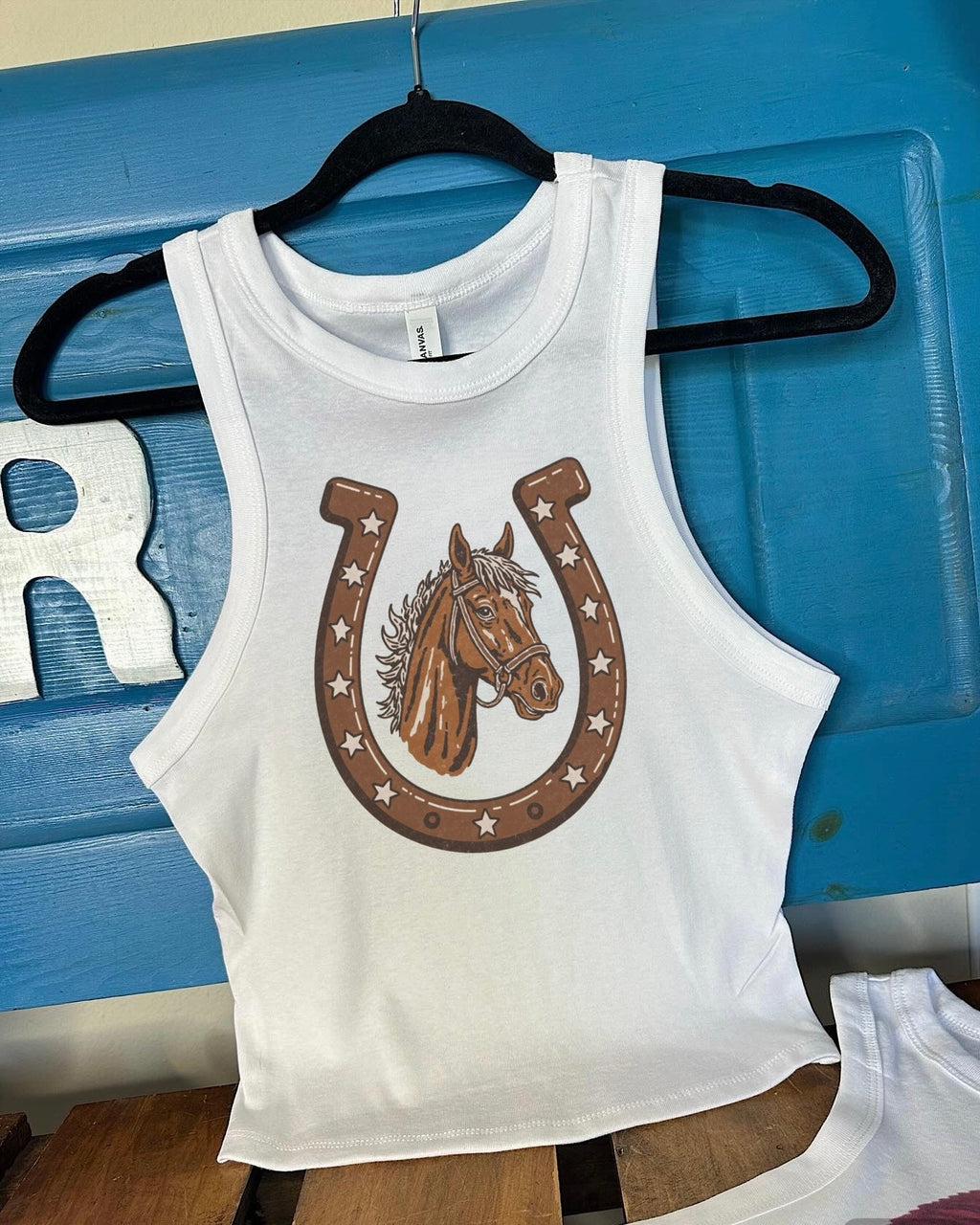 Vintage Pony Cropped Tank