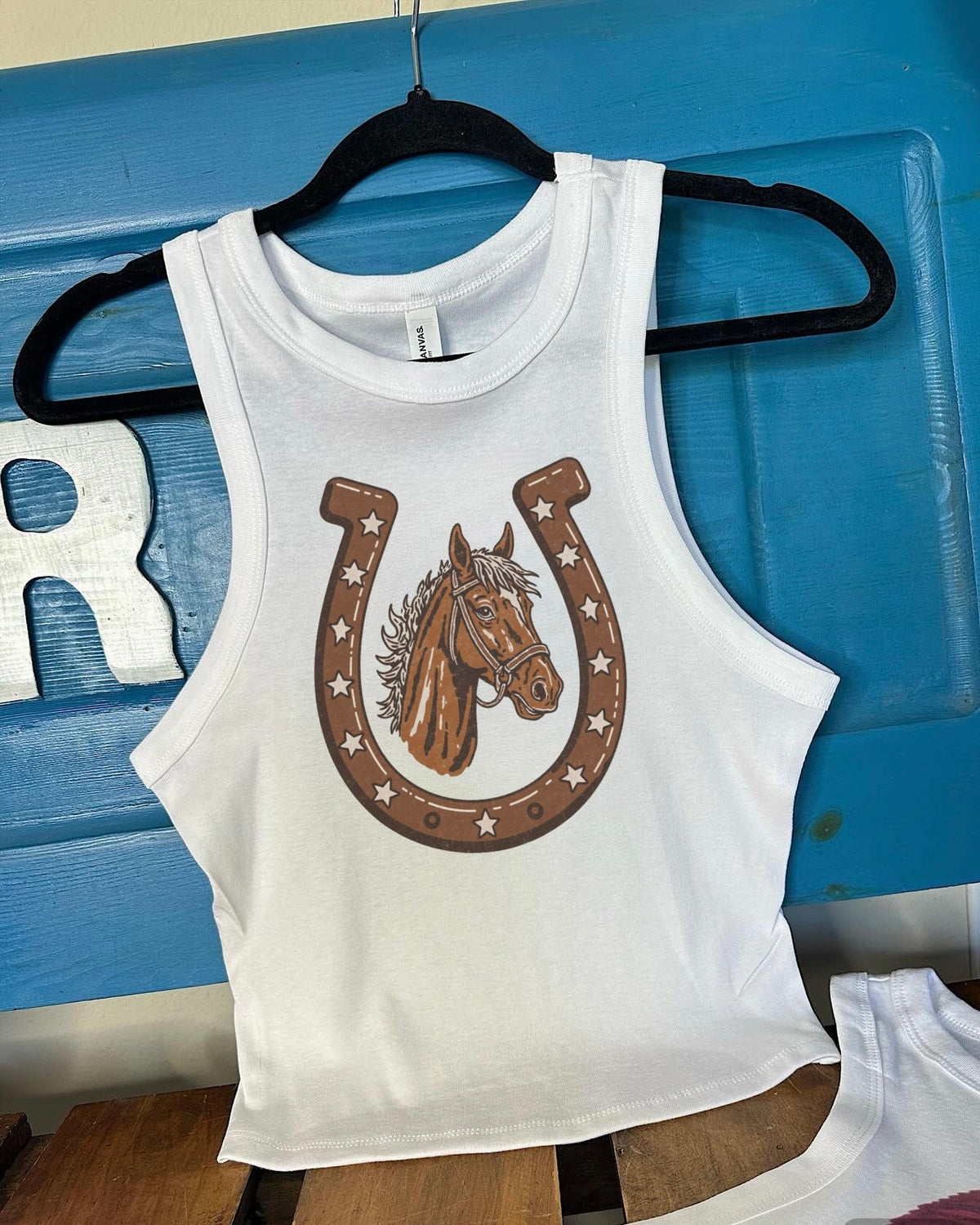 Vintage Pony Cropped Tank