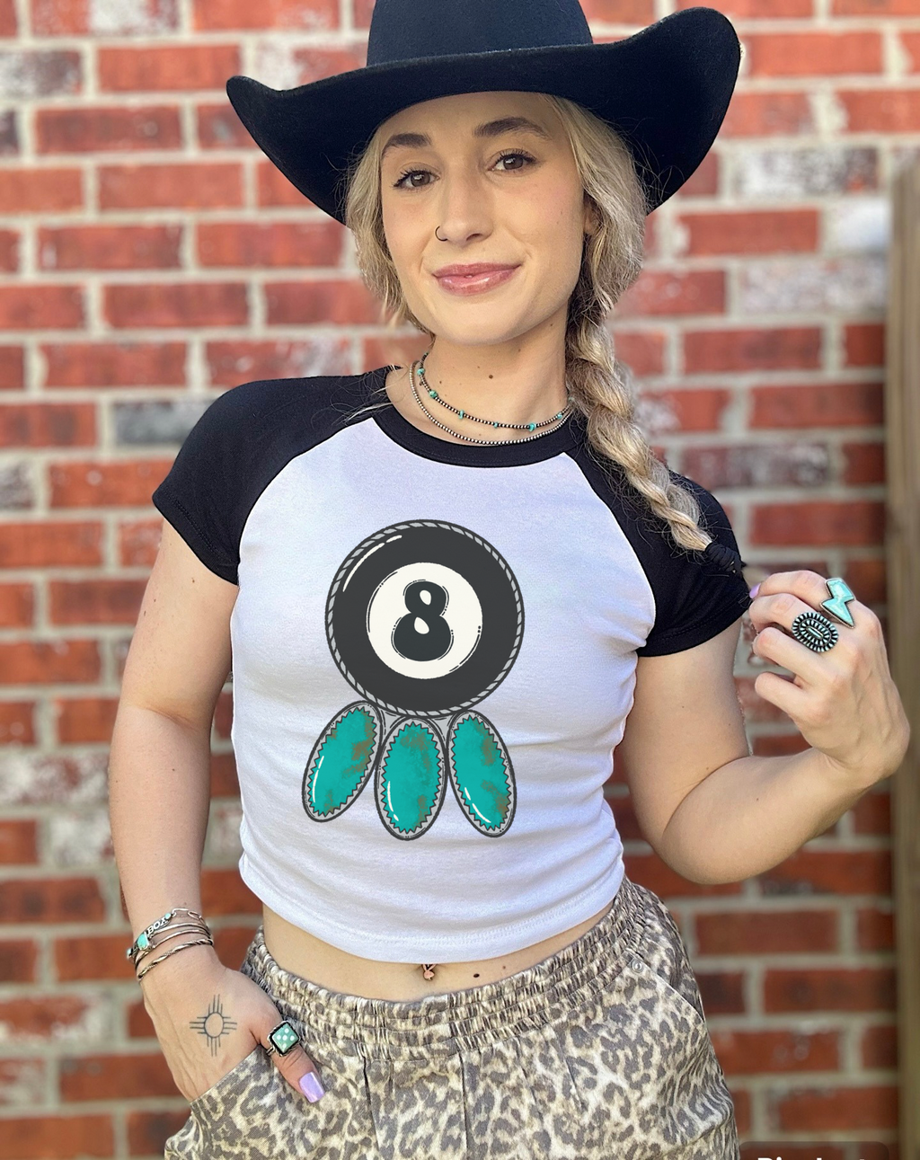8 Ball Baby Tee