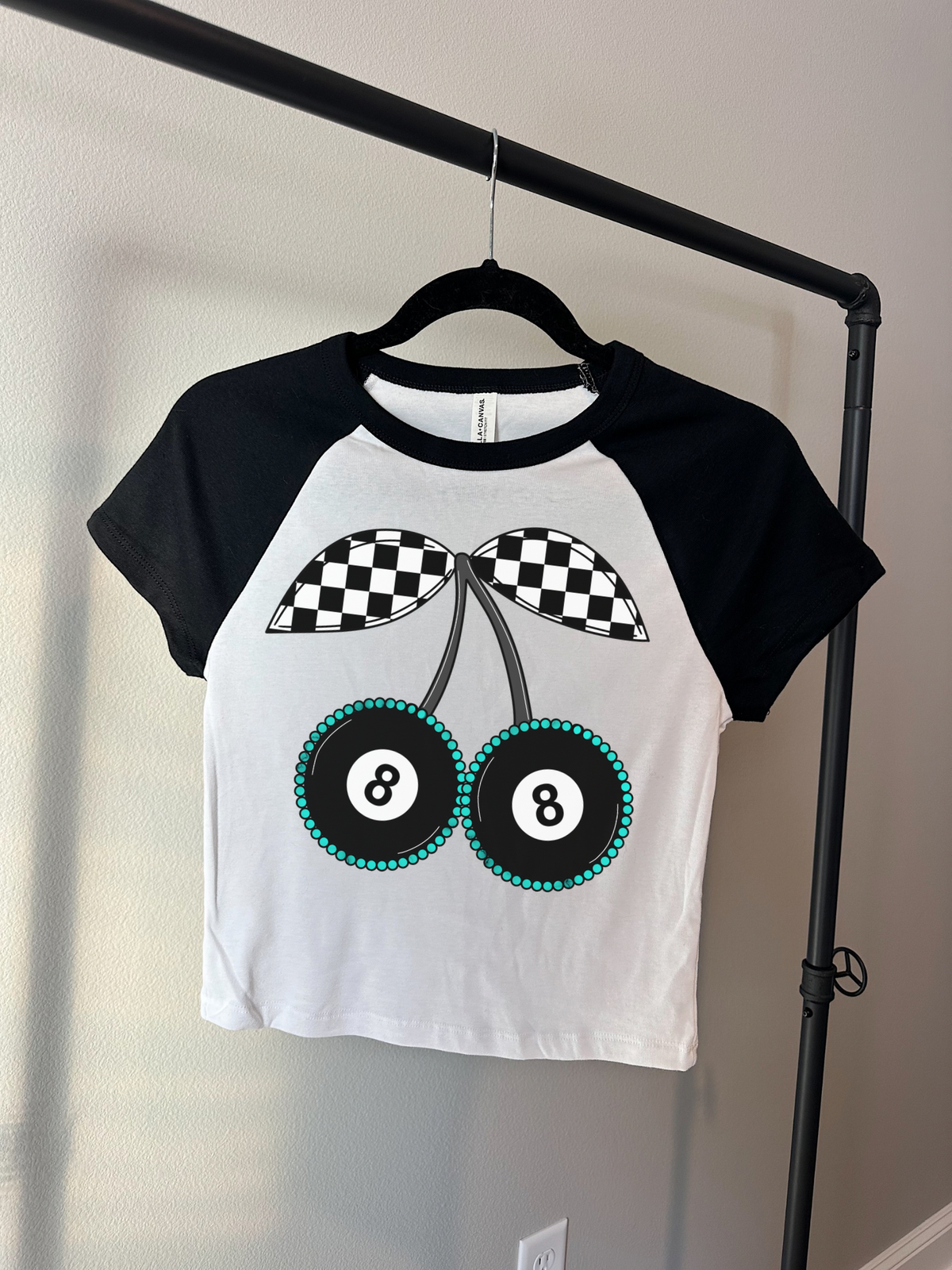 8 Ball Cherry Baby Tee