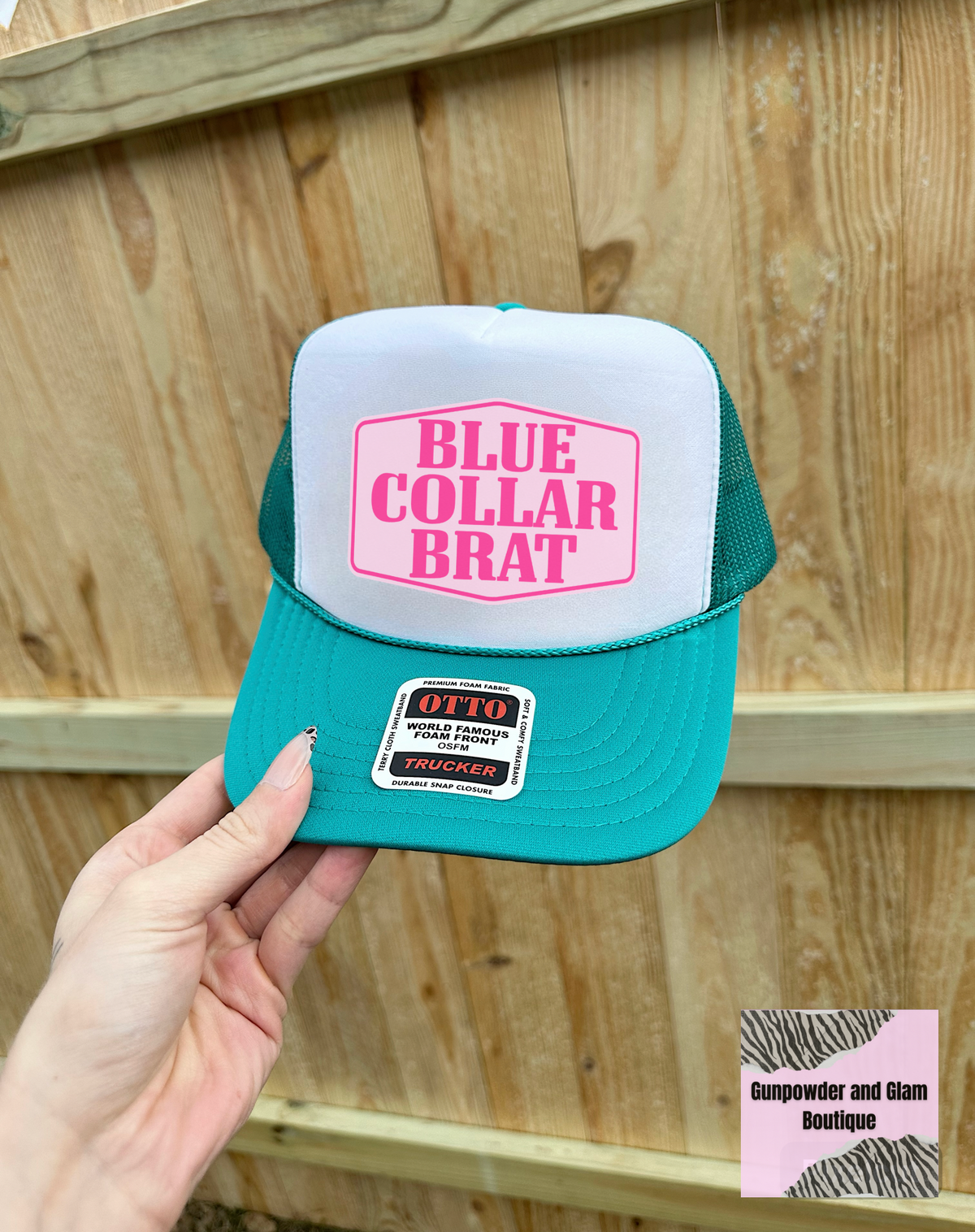 Blue Collar Brat Trucker Hat (Multiple Color Options)