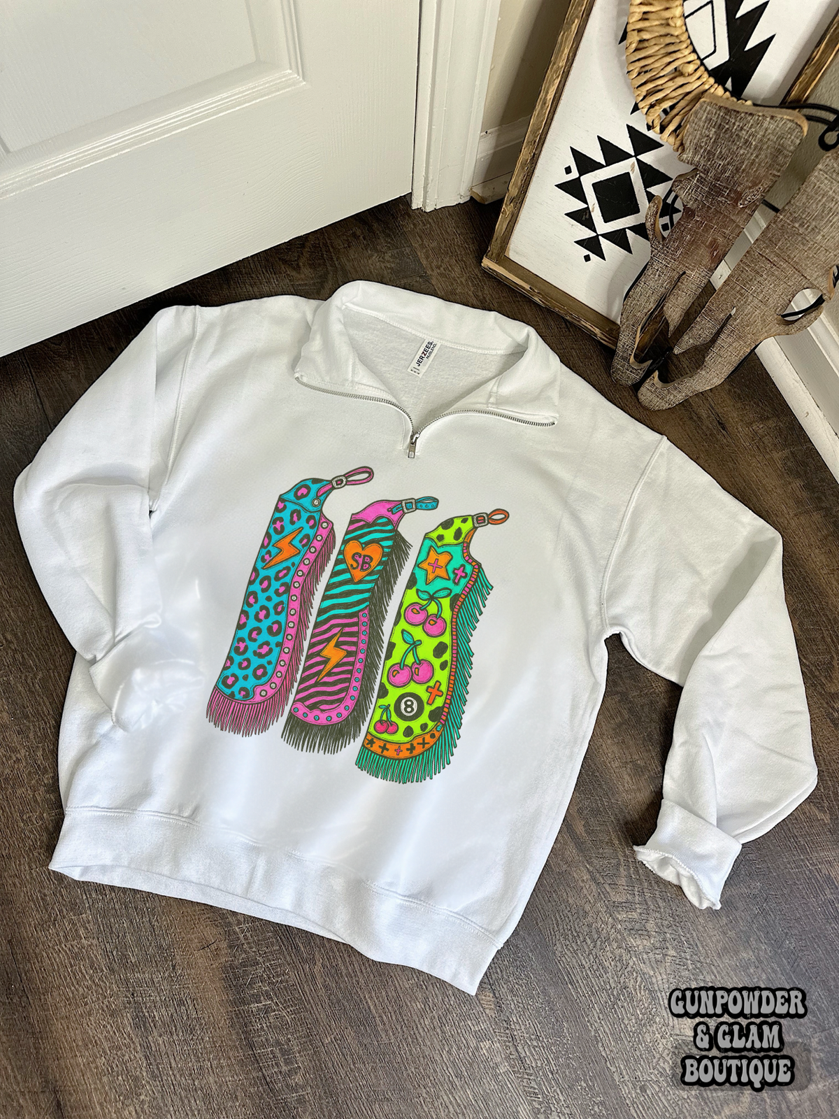 Cowgirl Chaps Quarter Zip