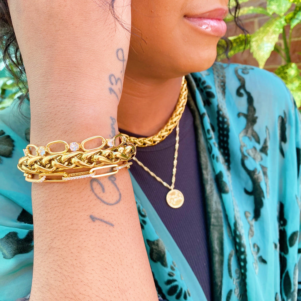 Alternative Shine Link Chain Bracelet