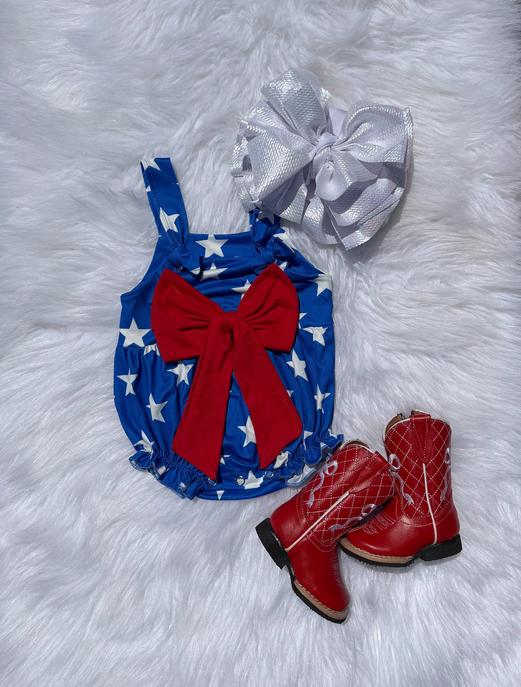 Patriotic Bow Bubble