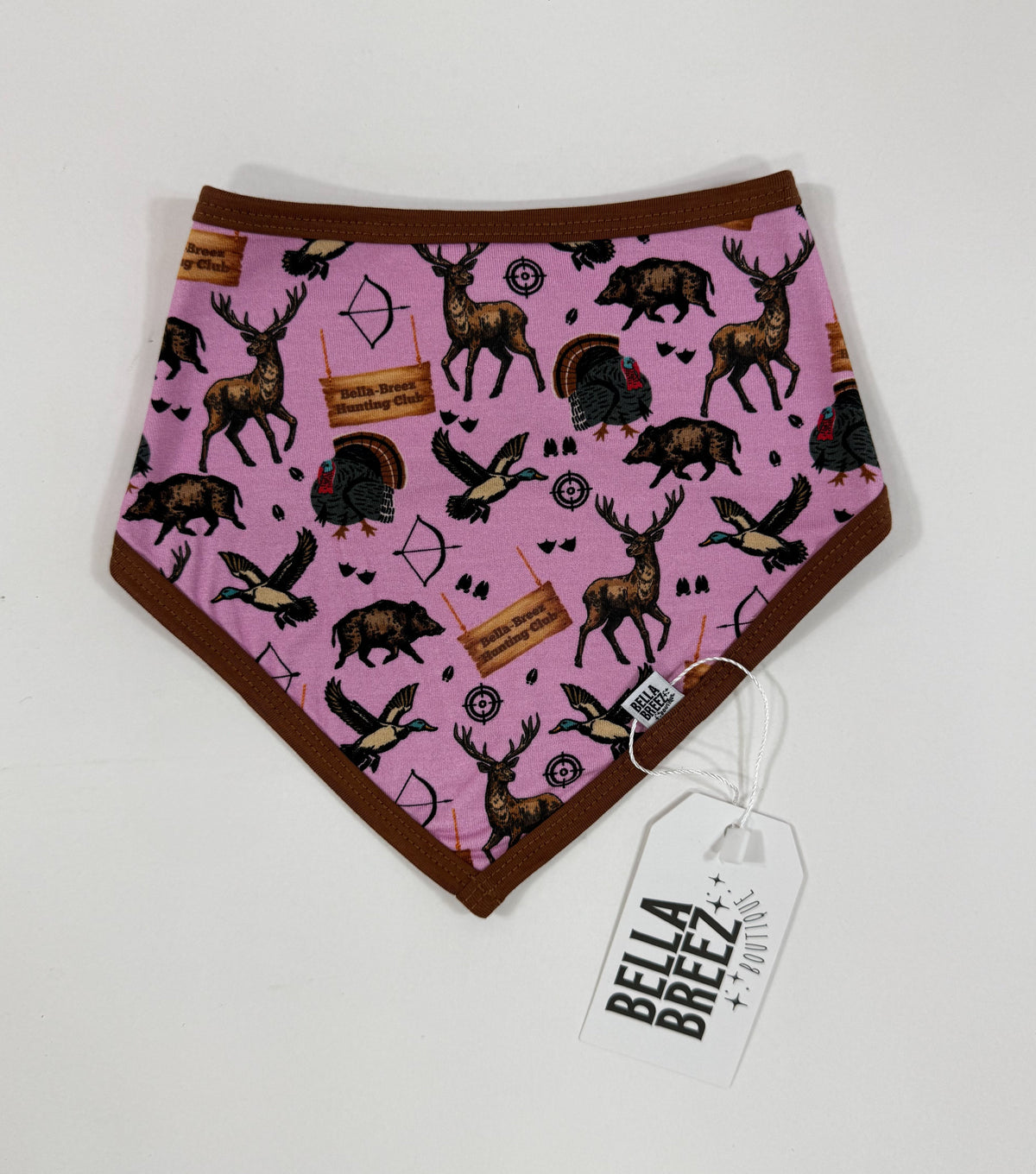 PINK Bella-Breez Hunting Club Bamboo Bib (FINAL SALE)