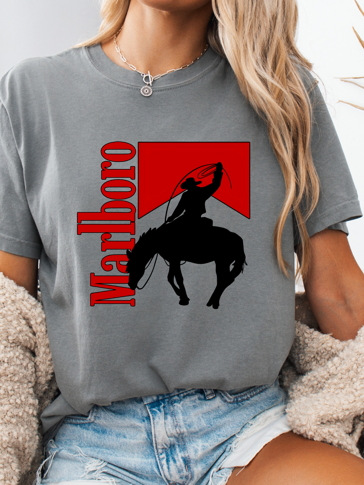 Marlboro Cowboy Graphic Tee