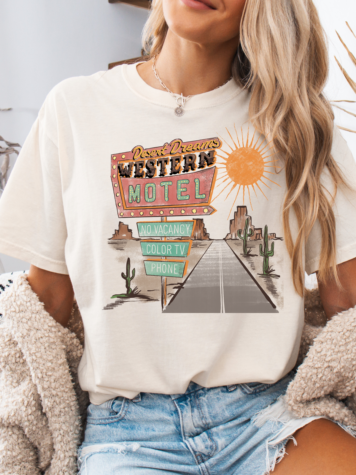Western Motel Graphic