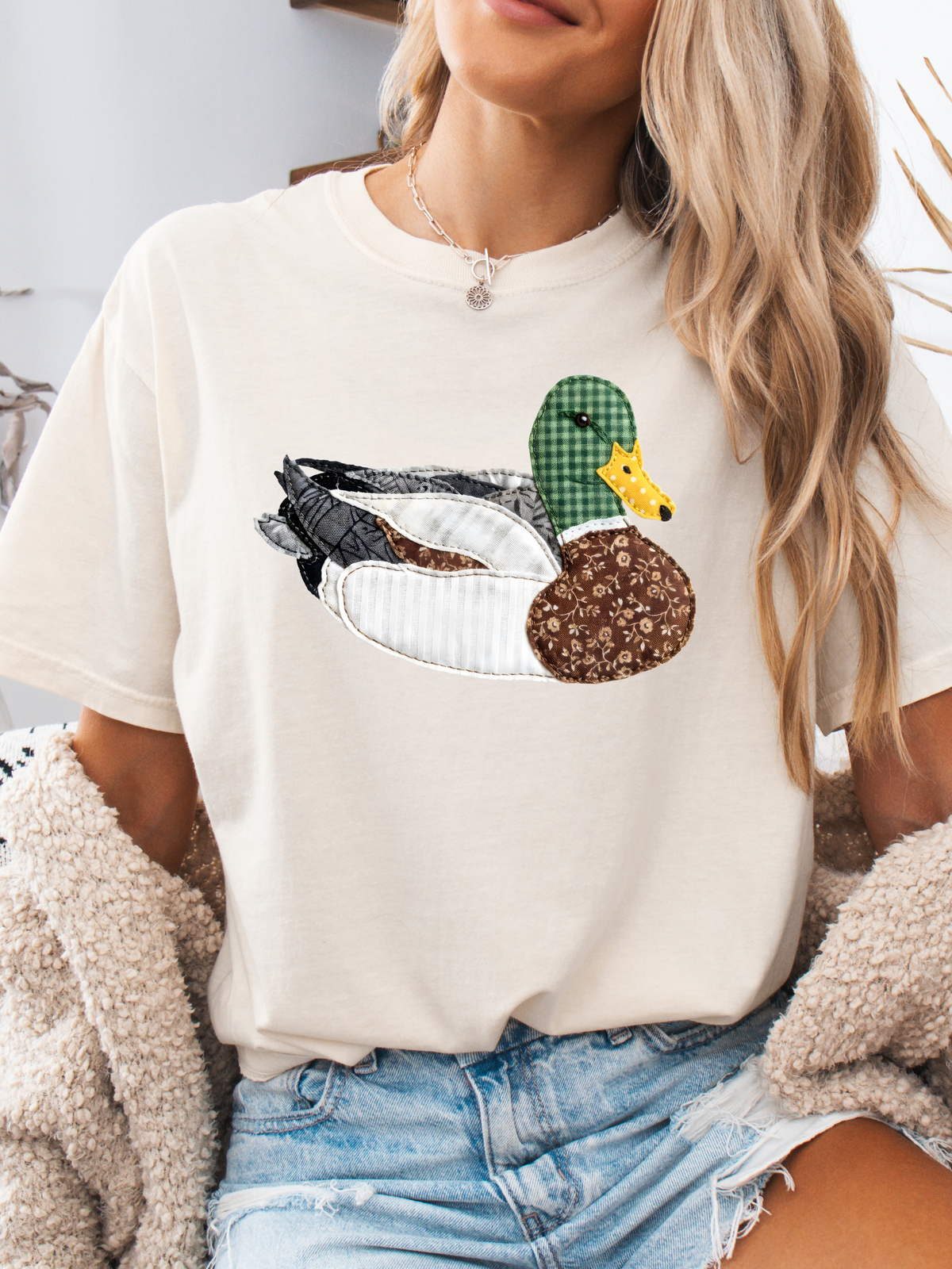 Patch Work Mallard Graphic