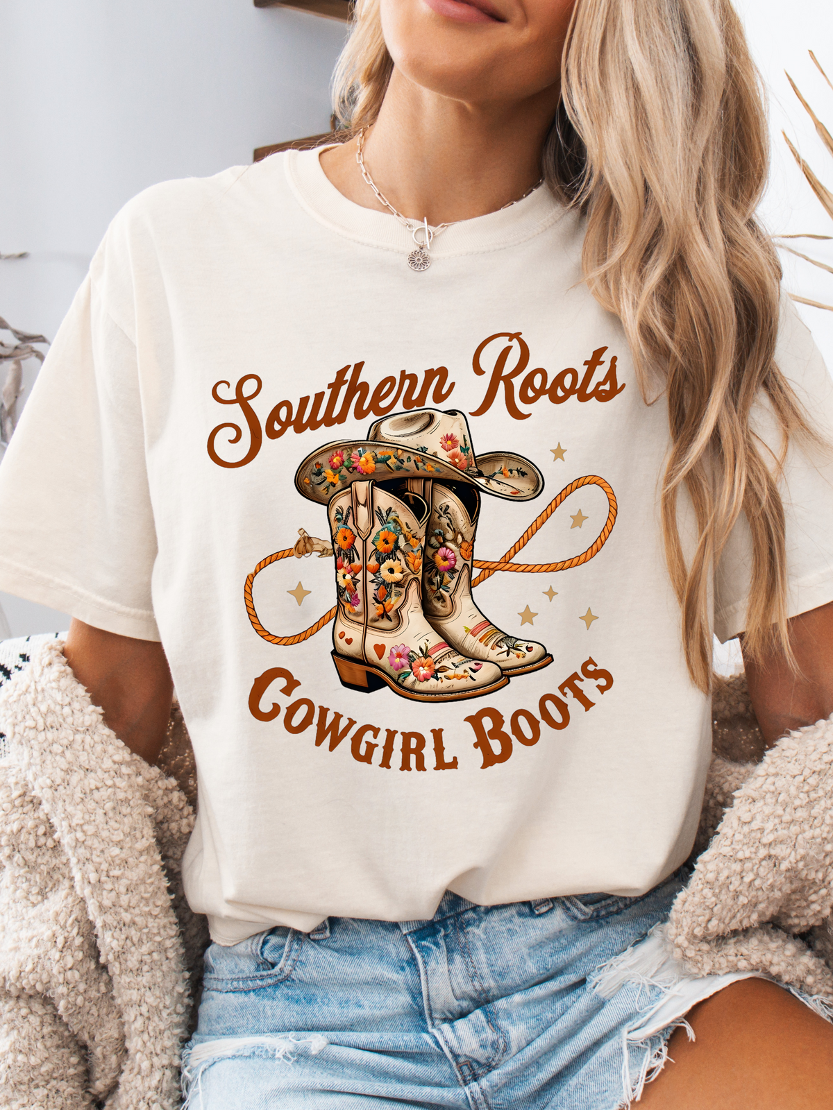 Southern Roots & Cowgirl Boots Graphic
