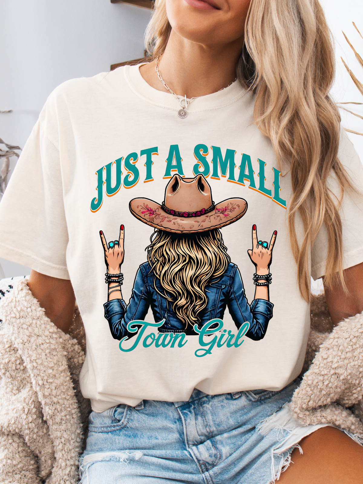 Small Town Cowgirl Graphic