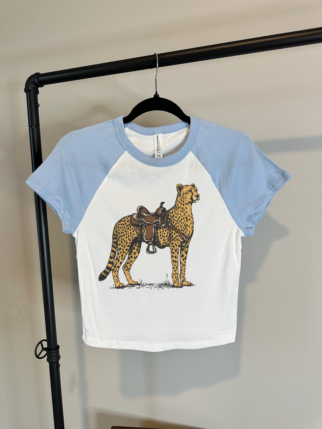 Cheetah Cowboy Baby Tee (Multiple Color Options)