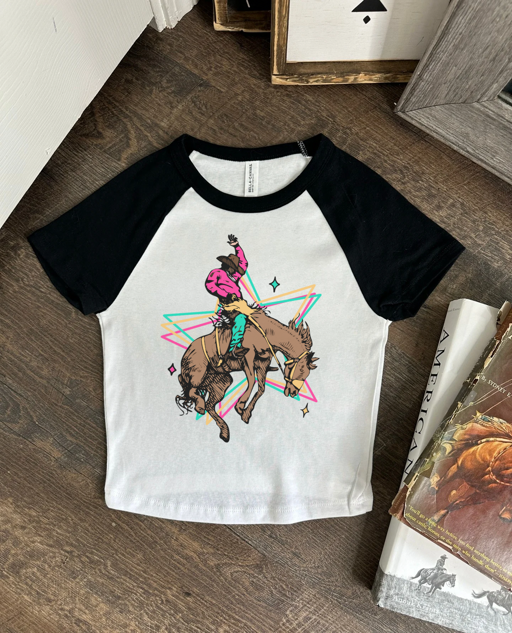 Retro Cowboy Baby Tee