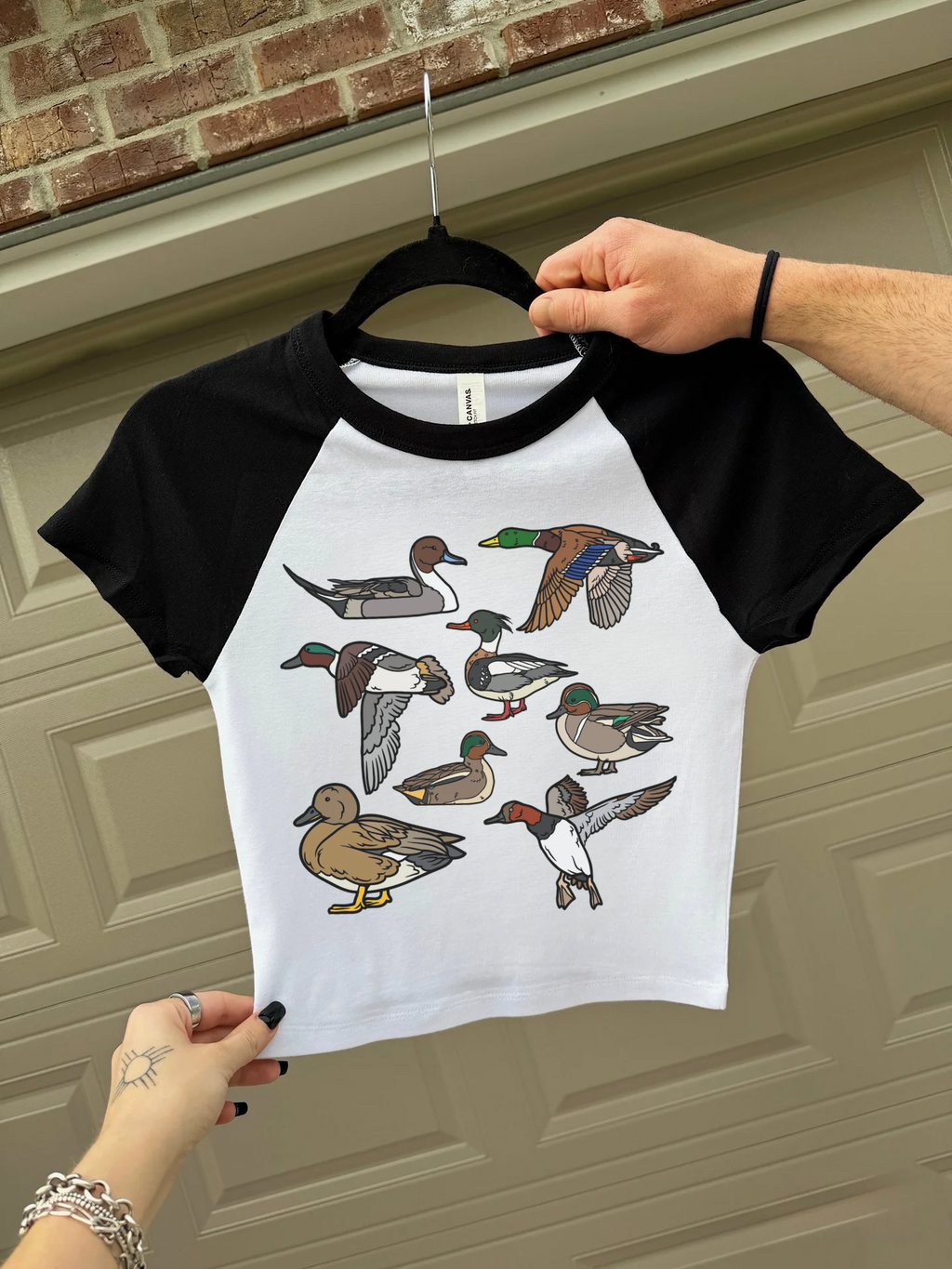 Duck Collage Baby Tee