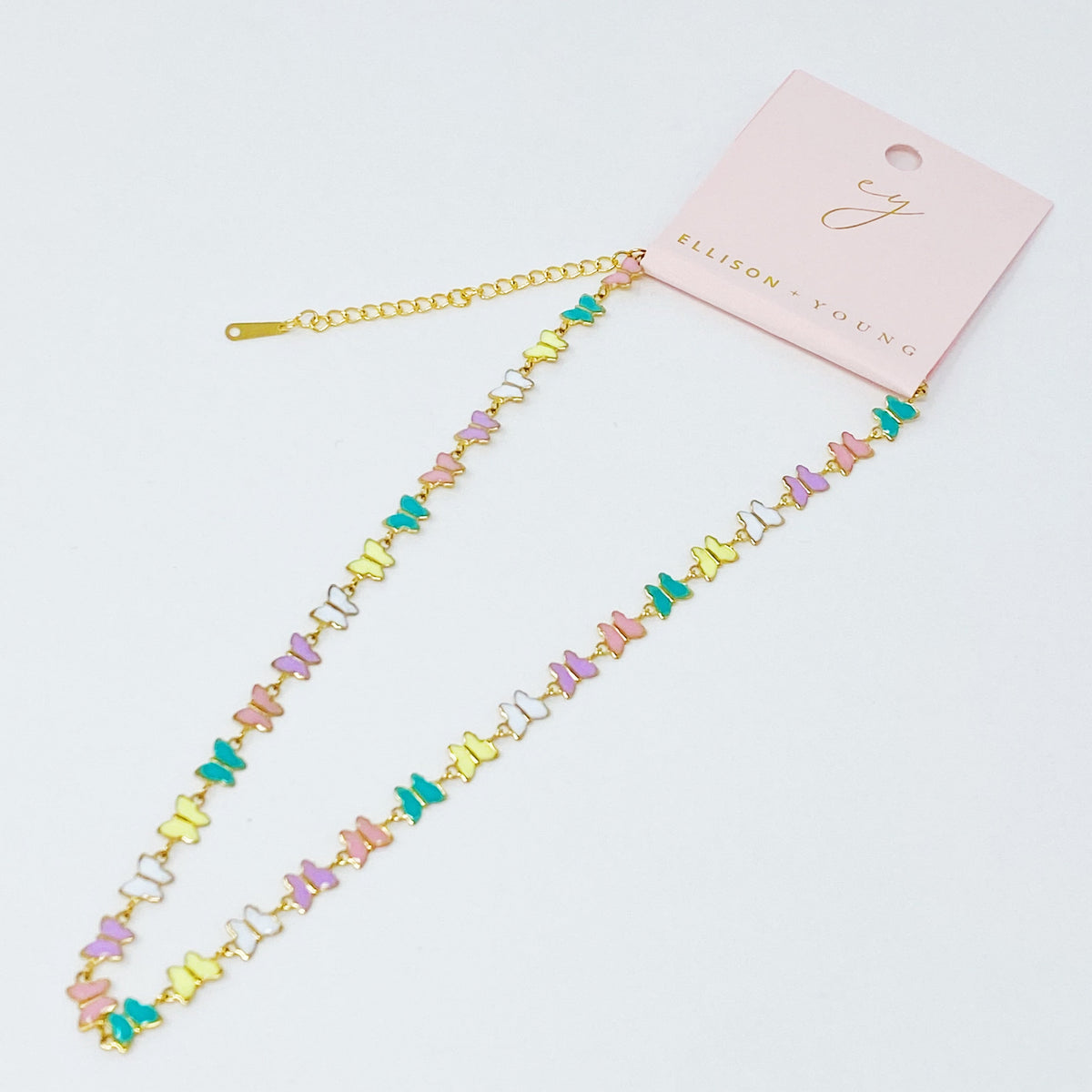 Linked Butterflies Necklace