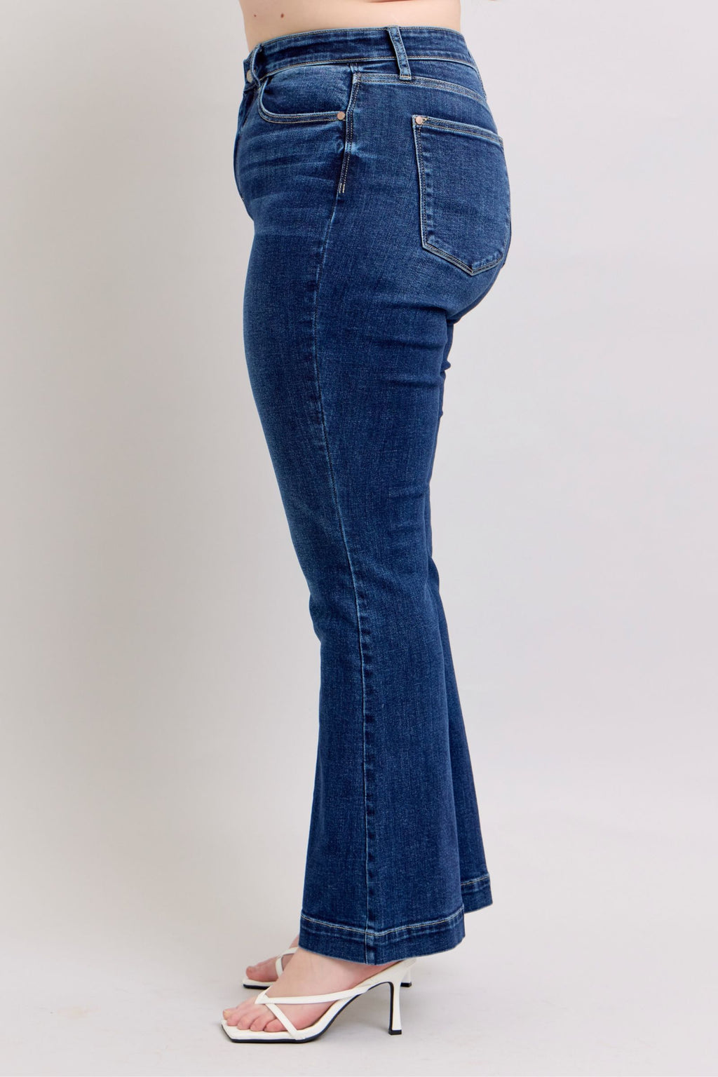 Jacqueline Judy Blue Flare Jeans