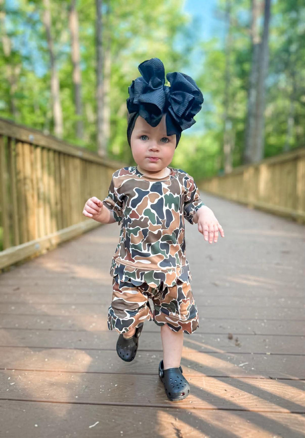 Camo Cutie Scalloped Set