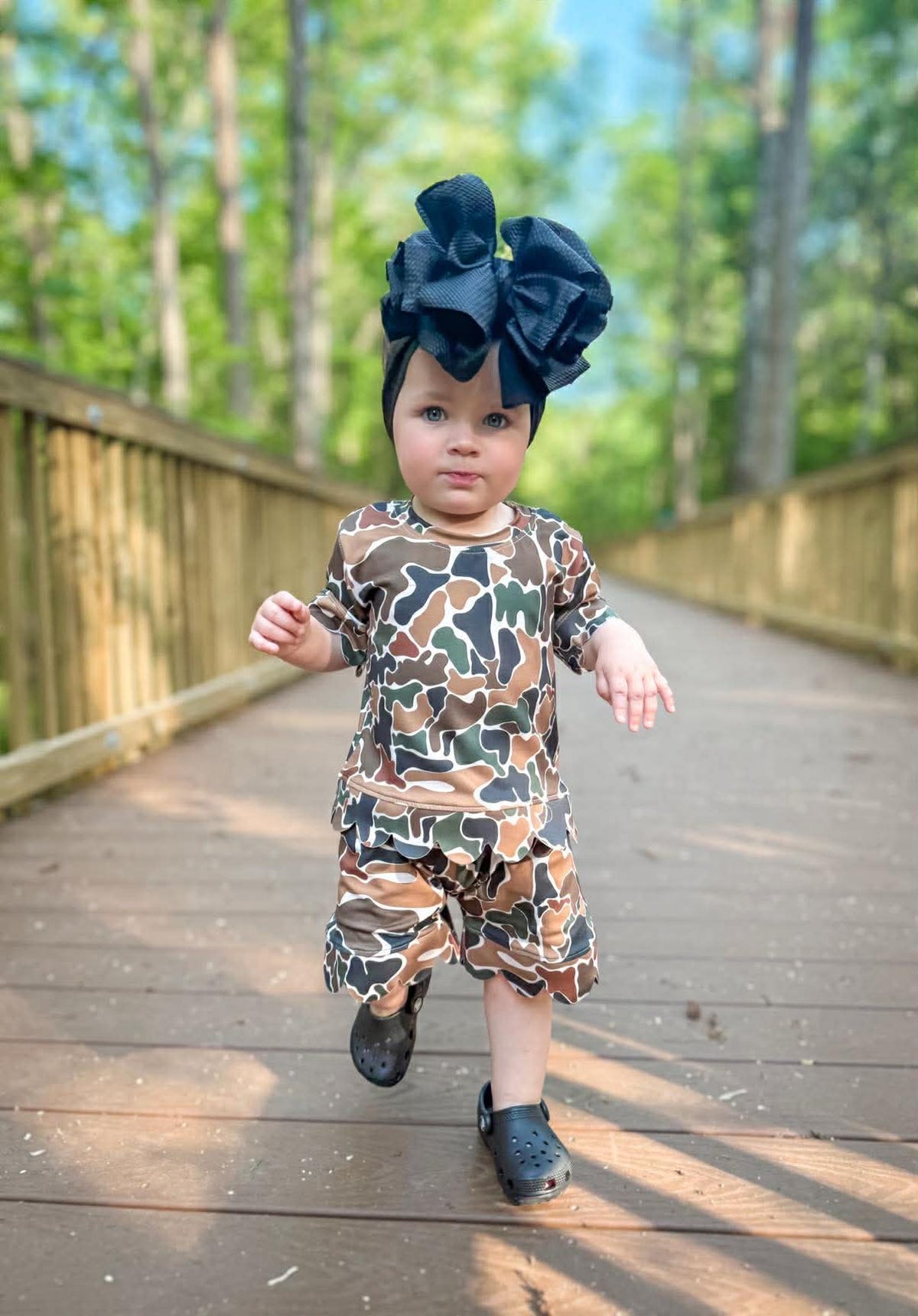 Camo Cutie Scalloped Set