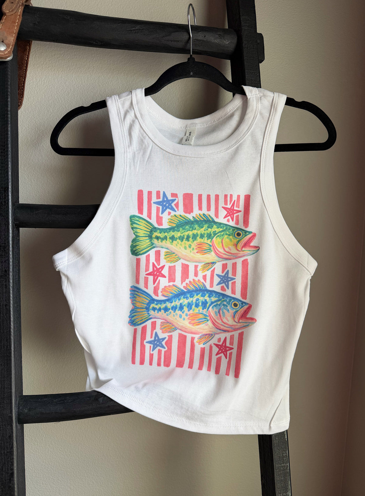 Preppy Fish Cropped Tank