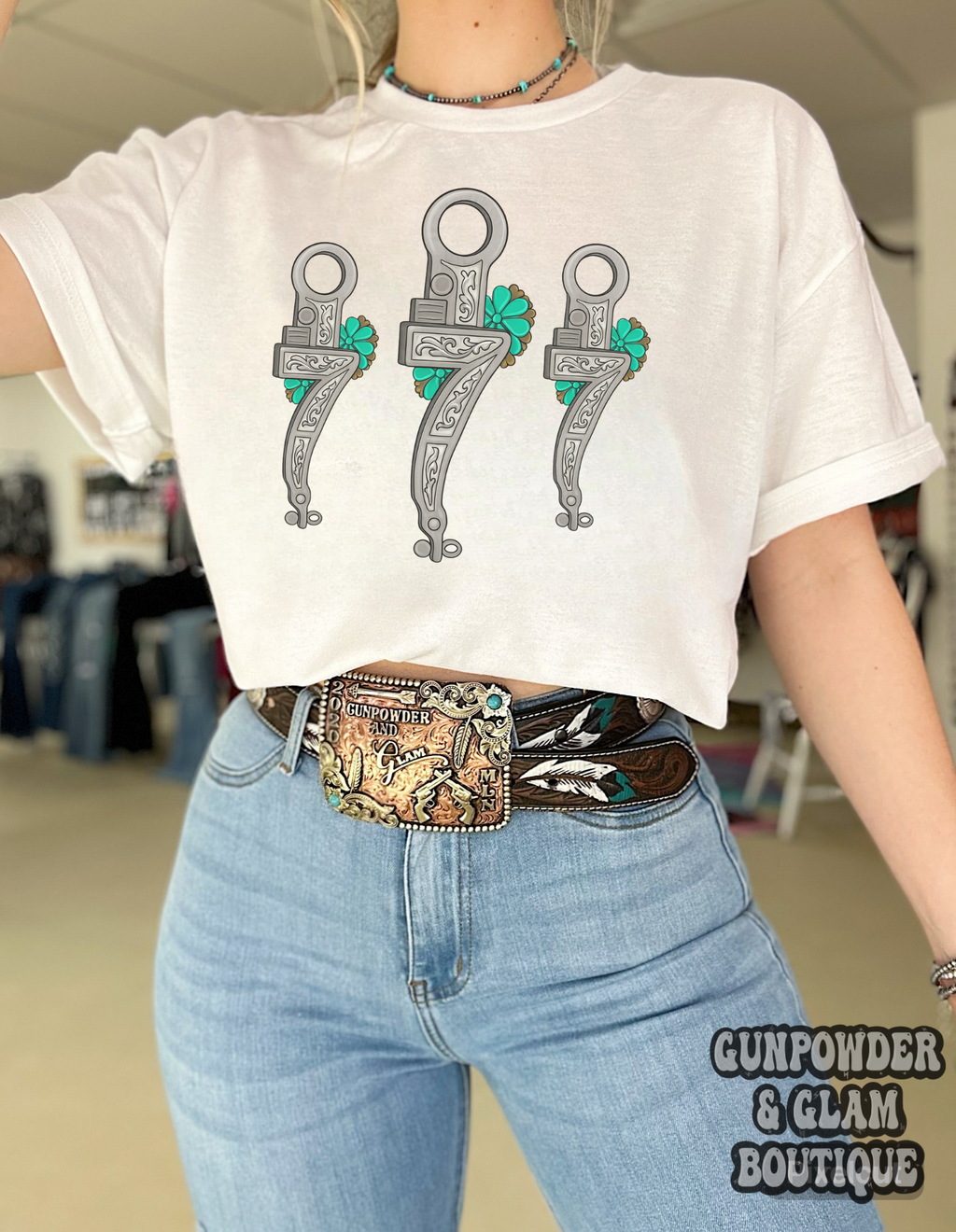 Itty Bitty Silver Bits Tee or Crewneck