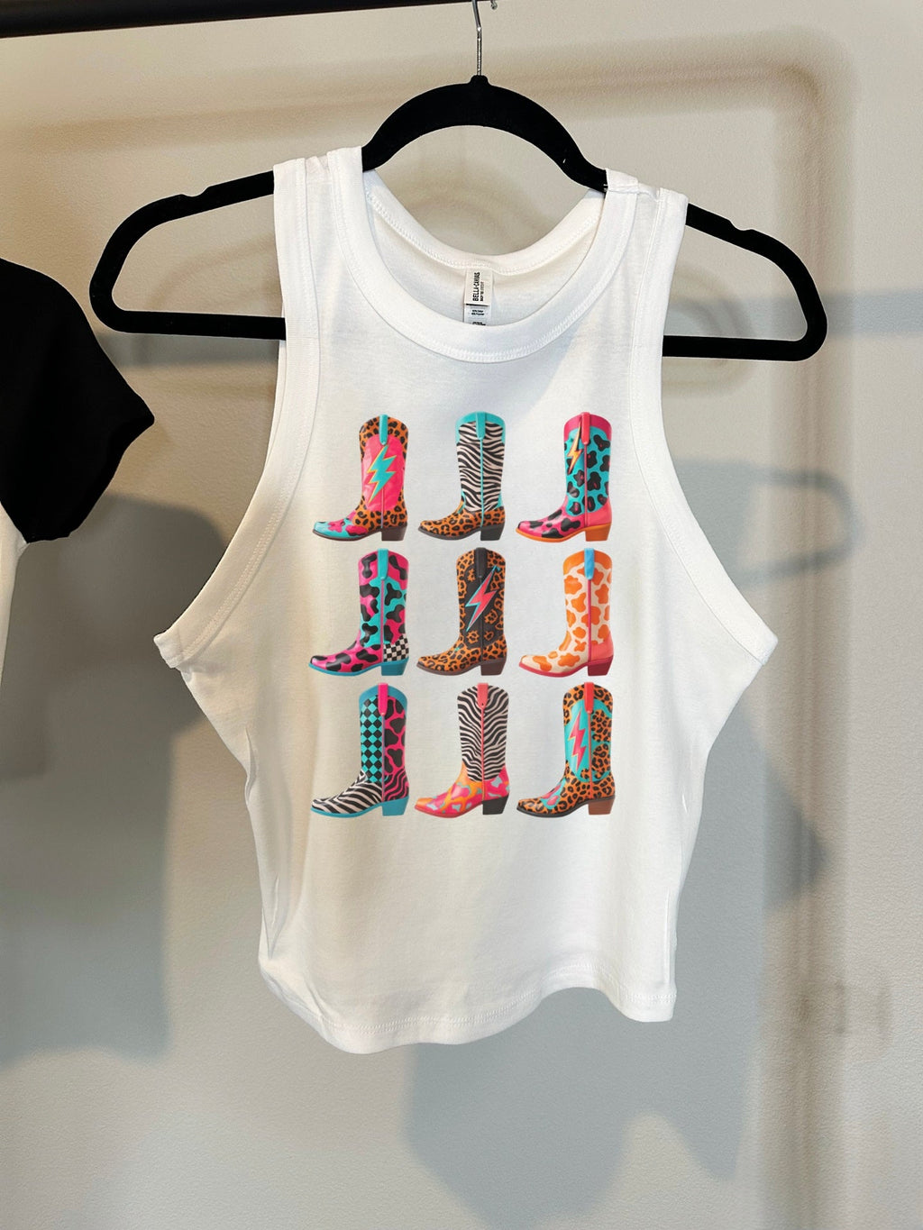 Funky Boots Cropped Tank