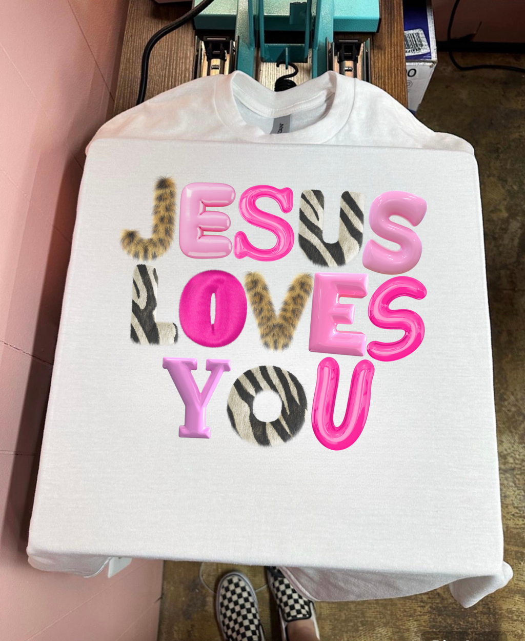 Jesus Loves You Tee or Crewneck