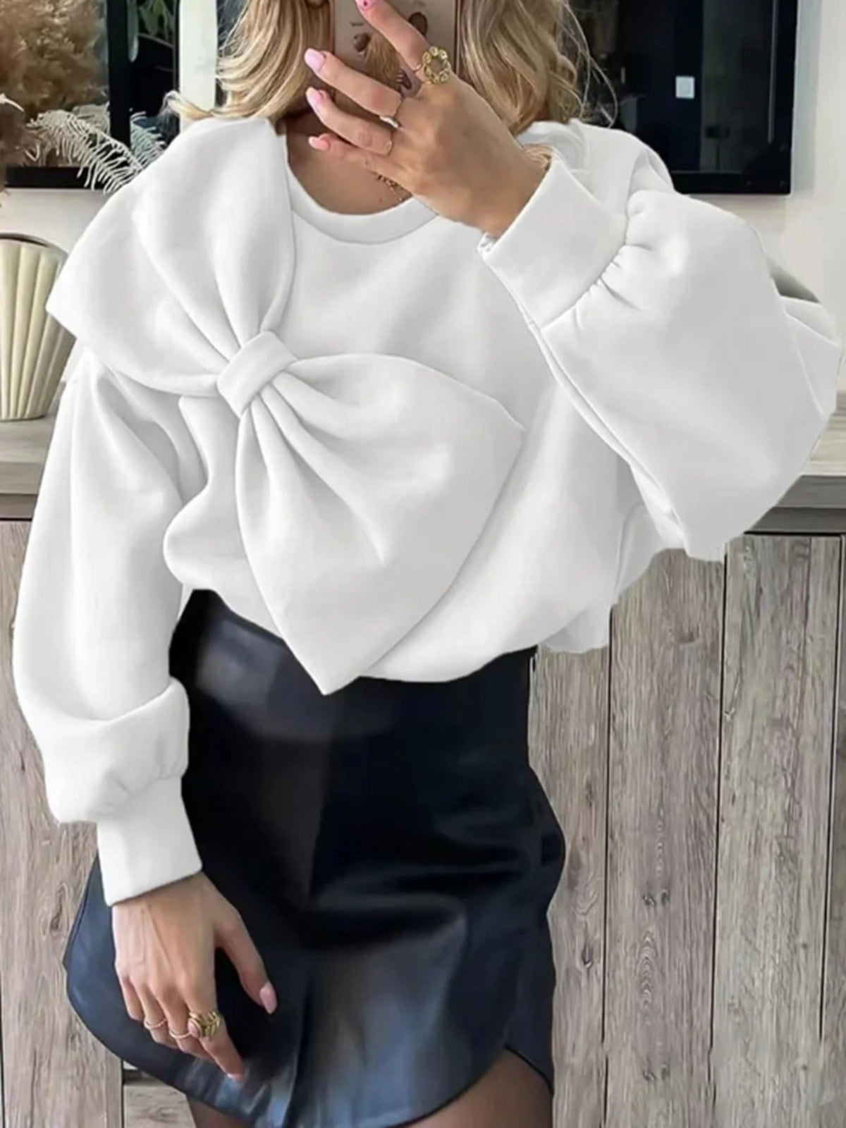 Bow detail Sweater