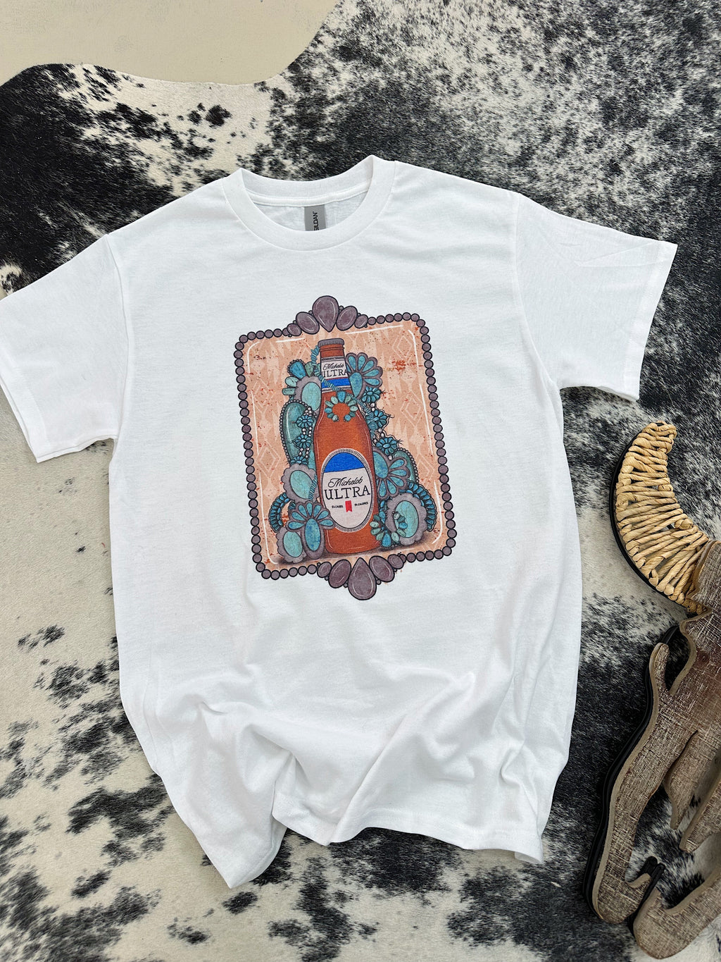 Ultra & Turquoise TEE or CREWNECK