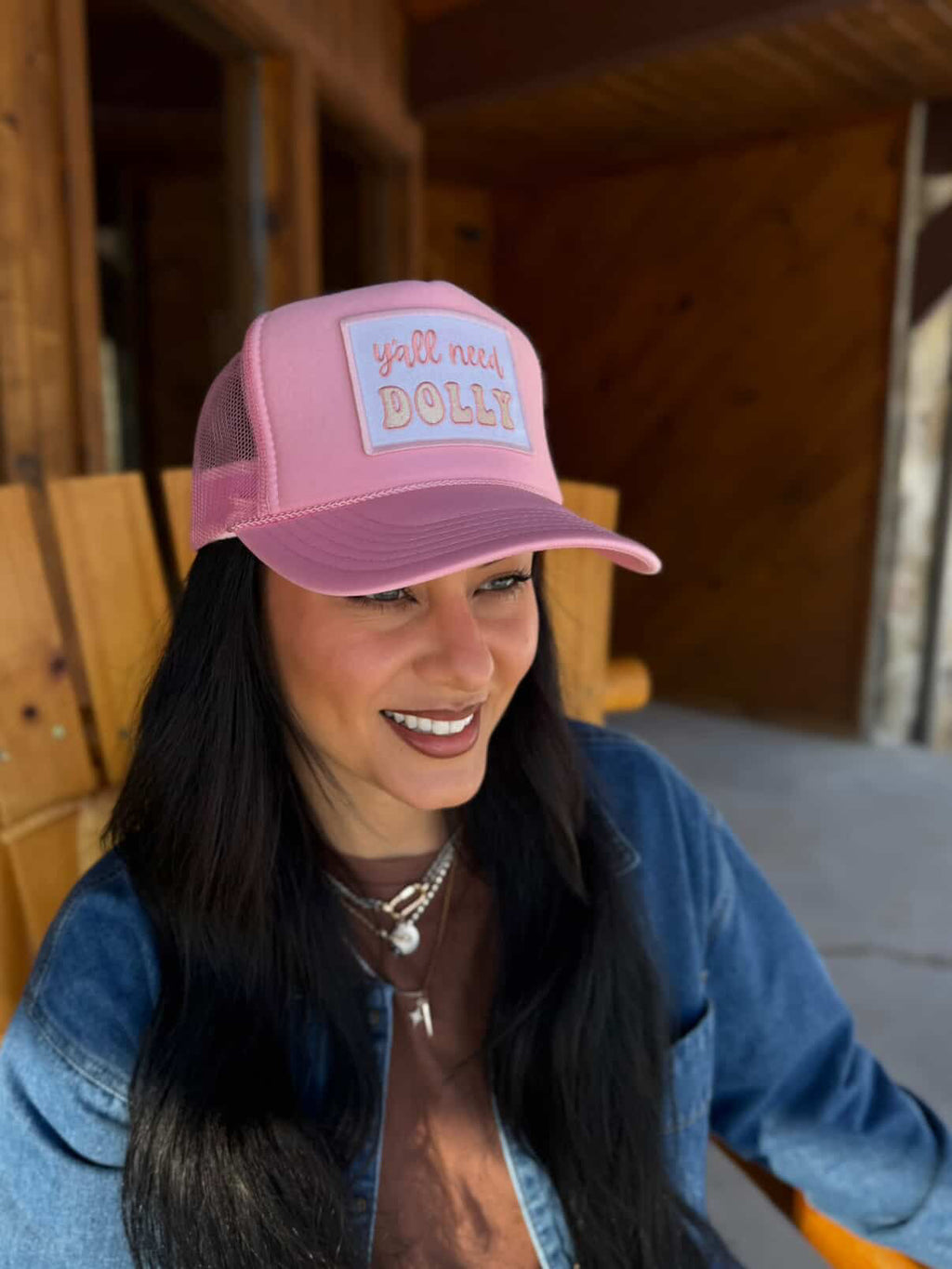 Y'all Need Dolly Patch Foam Trucker Hat