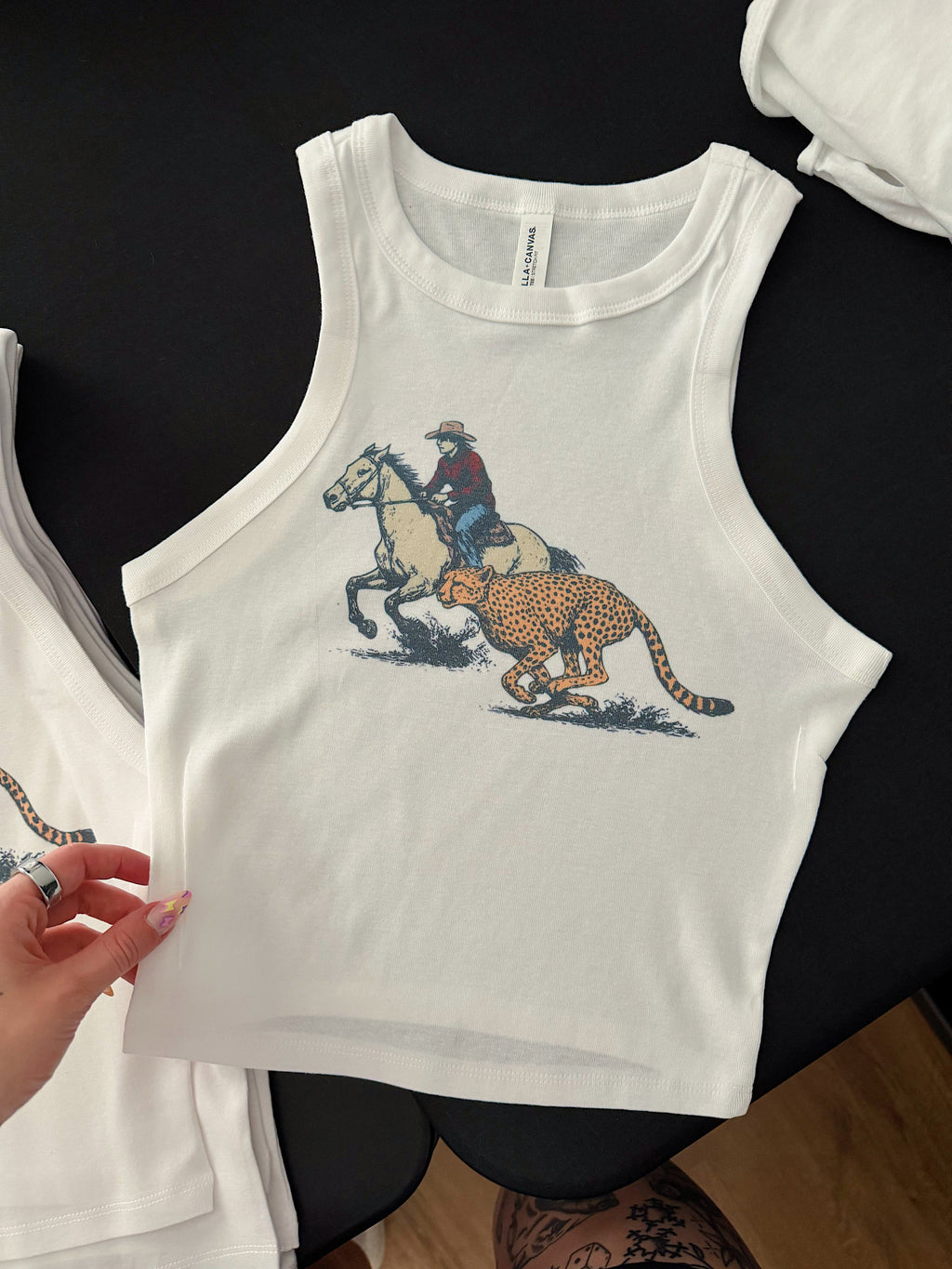 Run Wild Cropped Tank