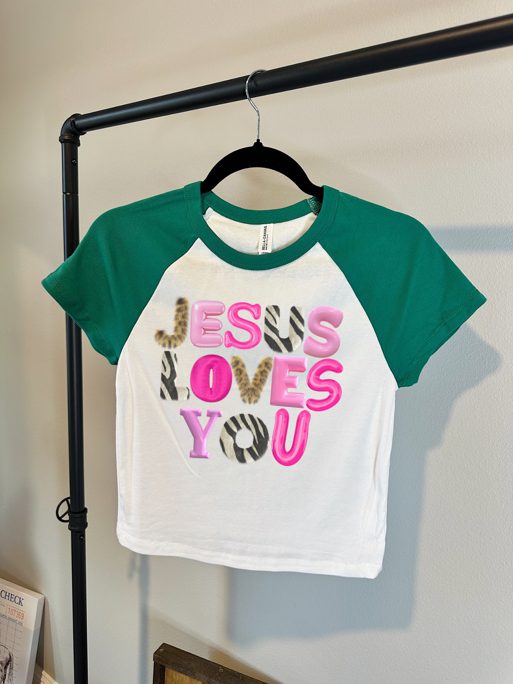 Jesus Loves You Baby Tee (Multiple Color Options)