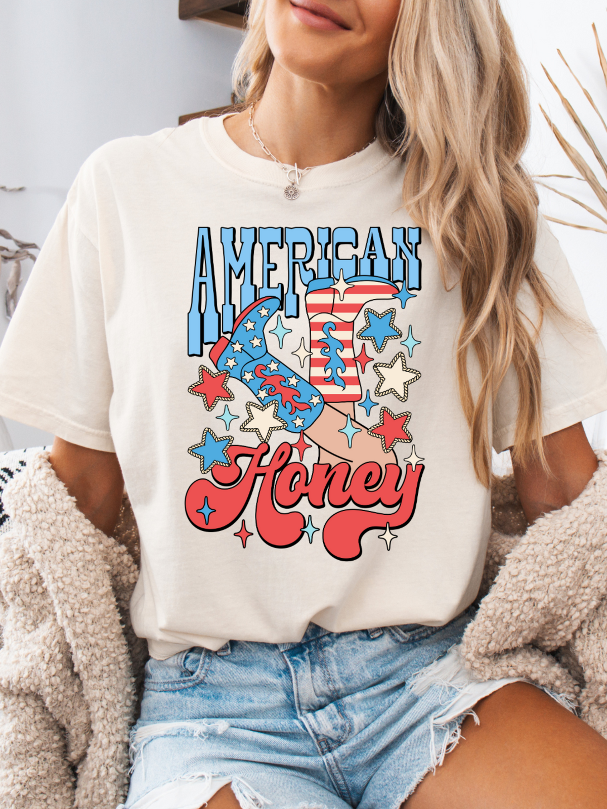 All American Flare Bundle (1 Fiona Flares + 1 Graphic Tee)