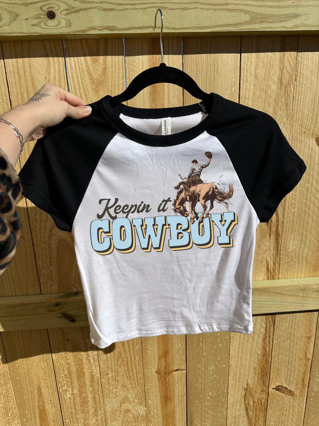 Keepin It Cowboy Baby Tee