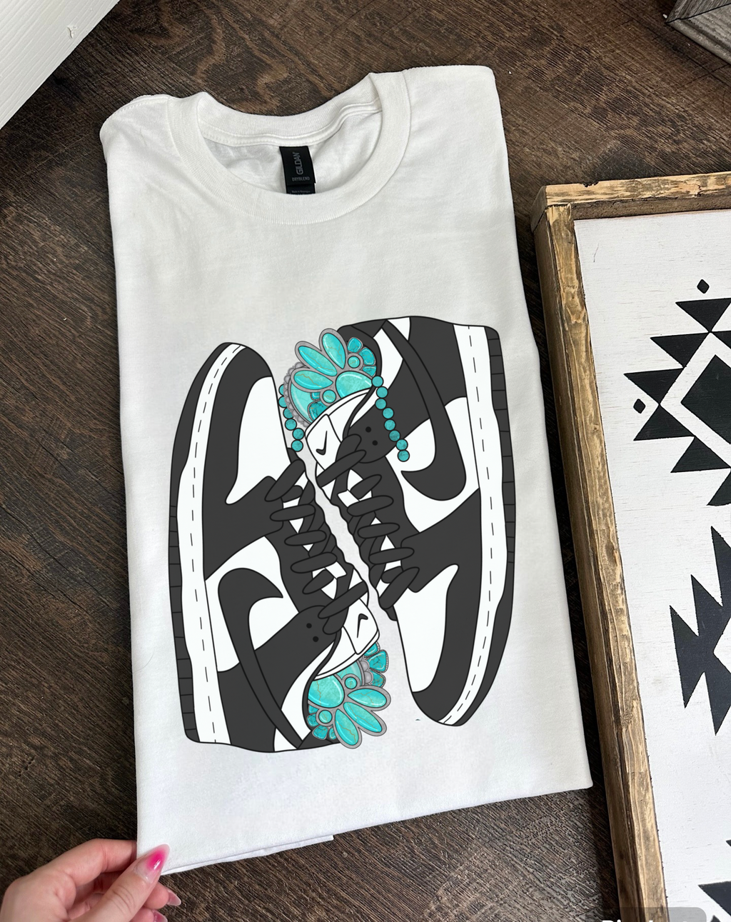 Western Dunks Tee or Crewneck