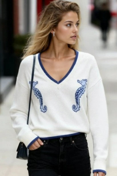 Seahorse Knit Sweater