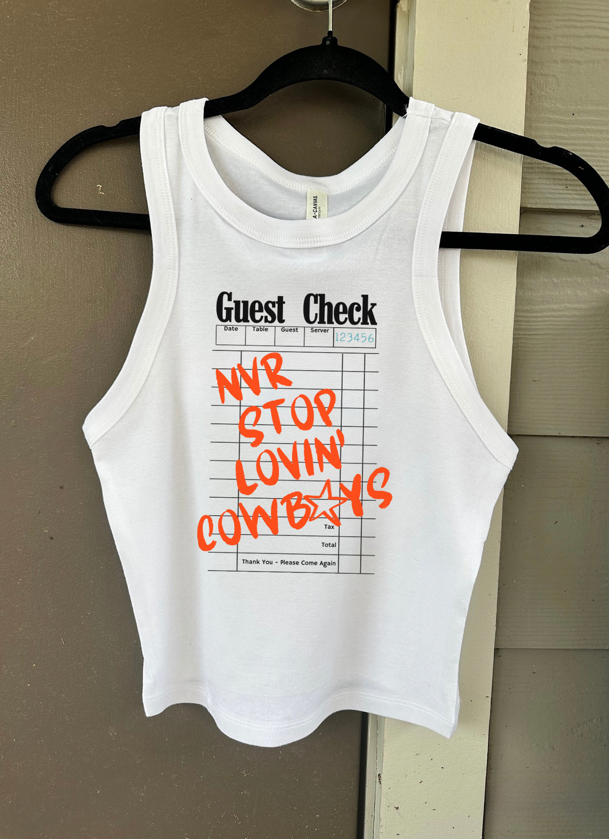 Nvr Stop Lovin’ Cowboys Cropped Tank