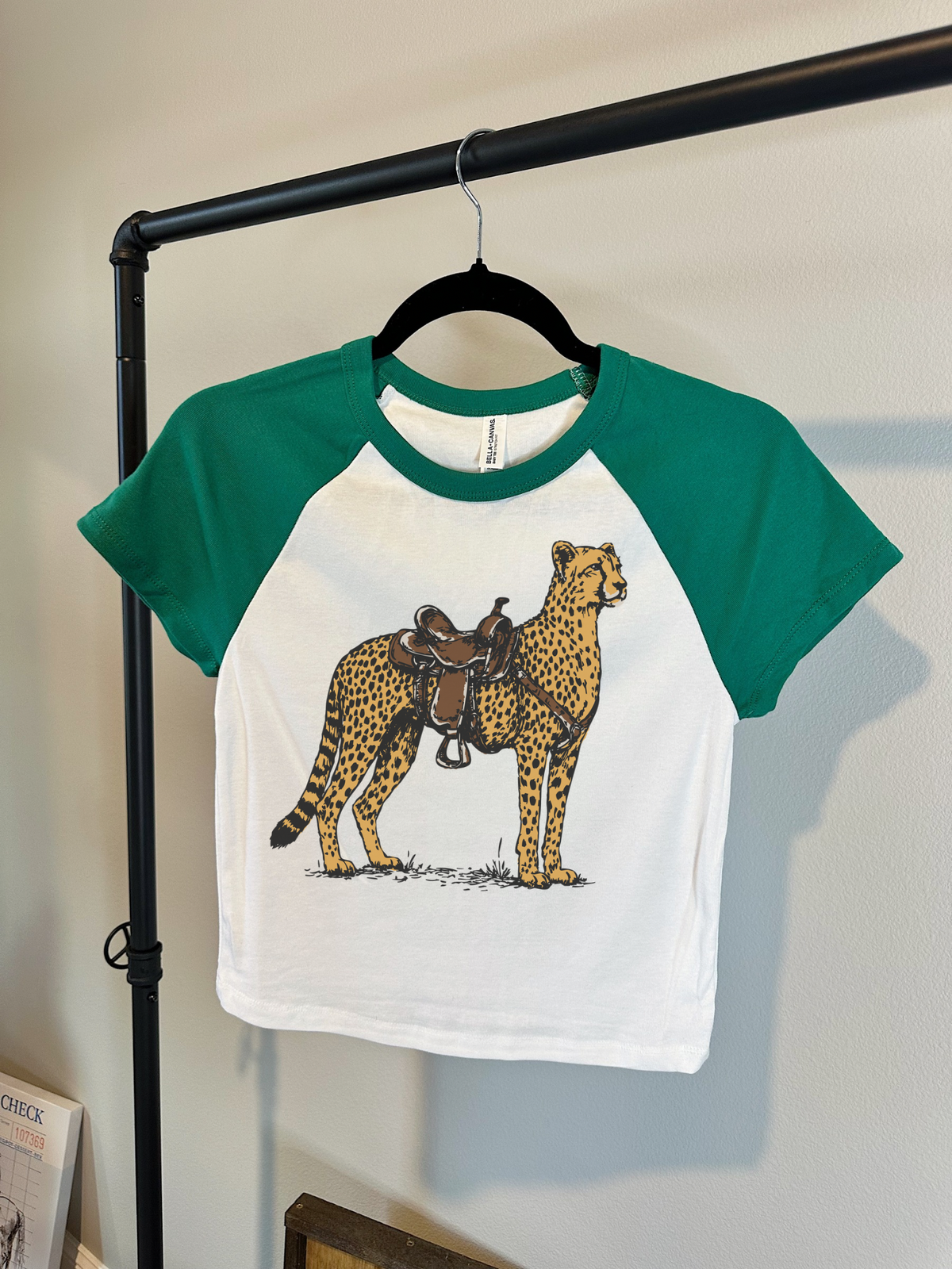 Cheetah Cowboy Baby Tee (Multiple Color Options)