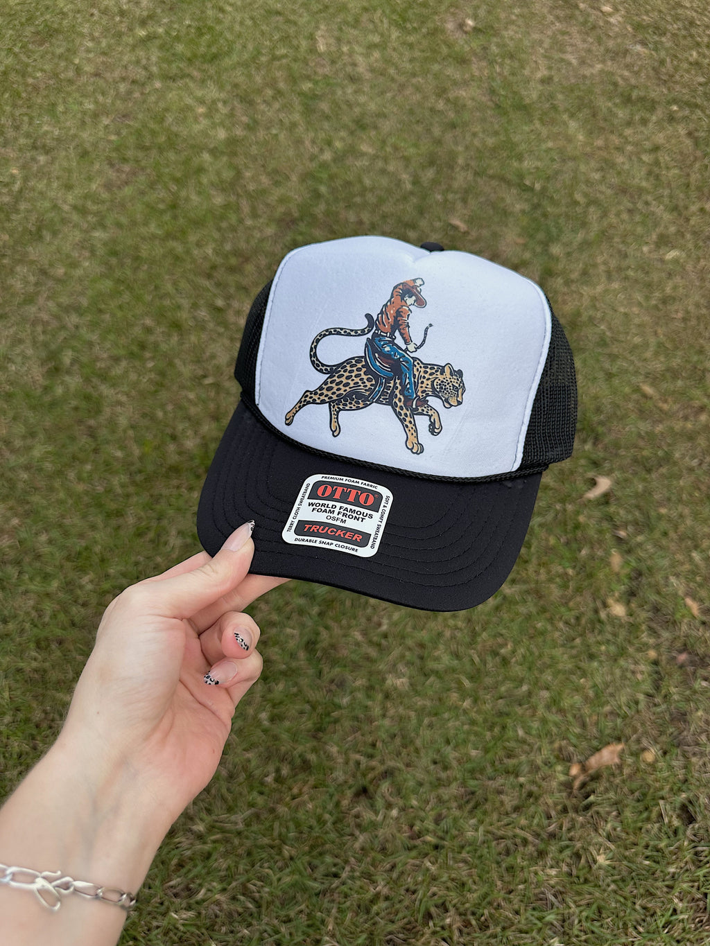 Cowboy Jaguar Trucker Hat (Multiple Color Options)