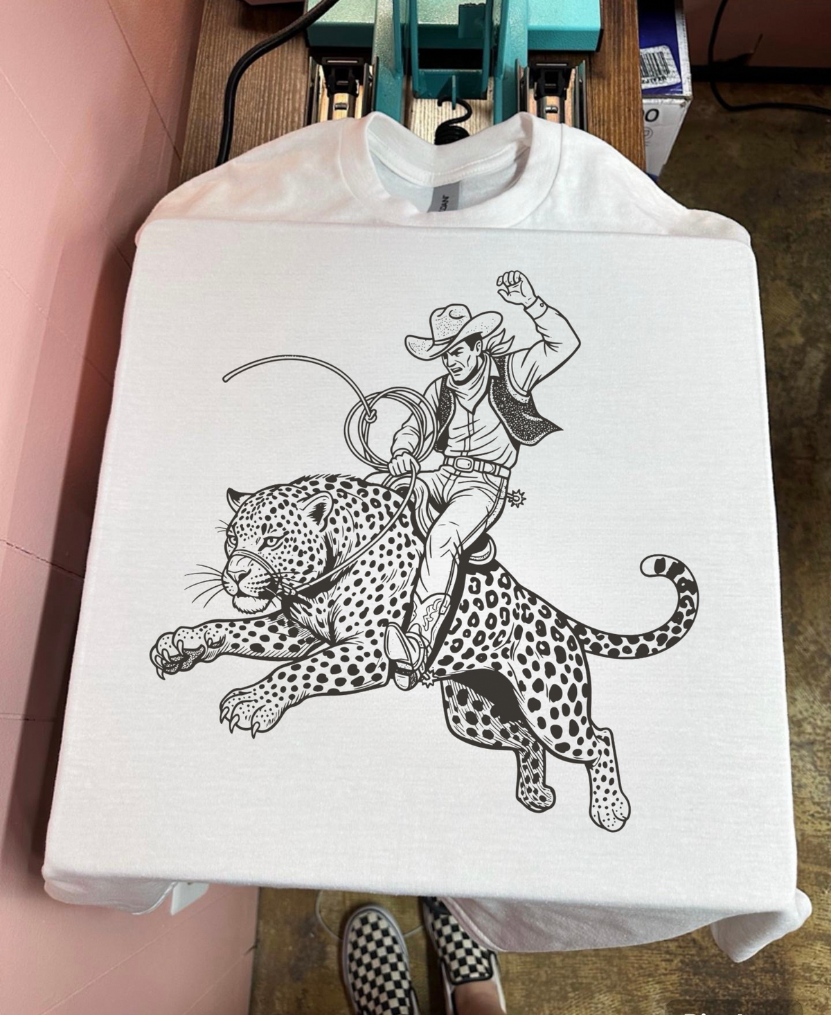 Cowboy Zoo Tee or Crewneck
