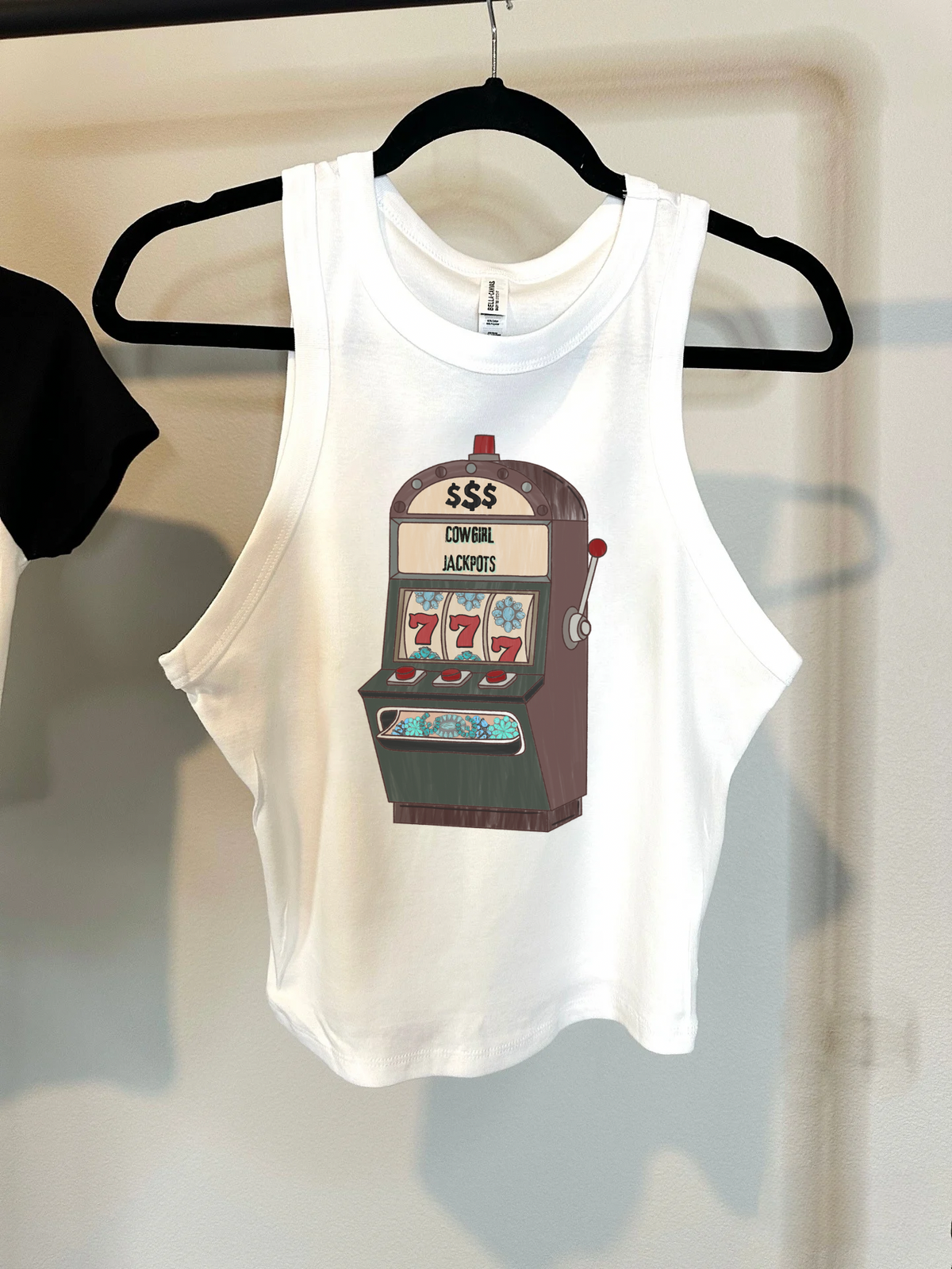 Cowgirl Jackpots Cropped Tank