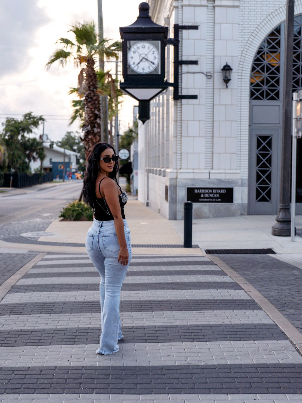 Keep Up Flare Acid/Dark Wash Jeans