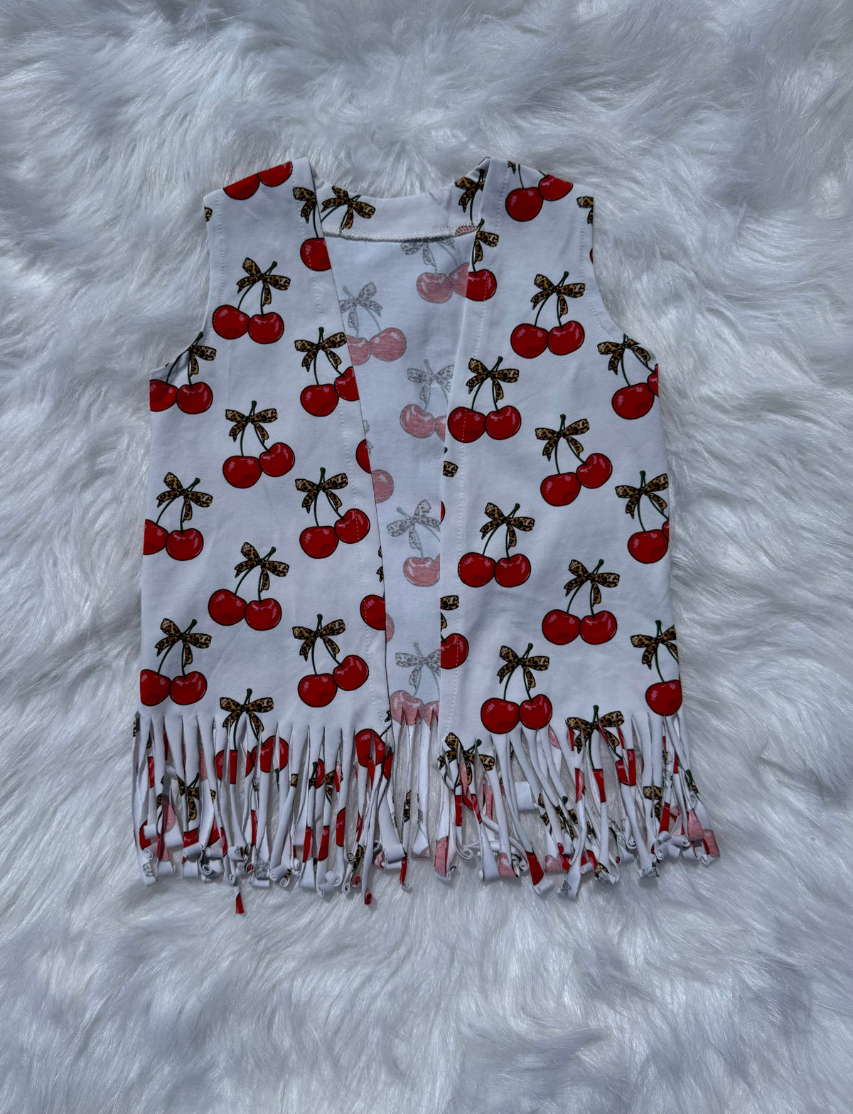 Cherry-licious Fringe Duster (FINAL SALE)