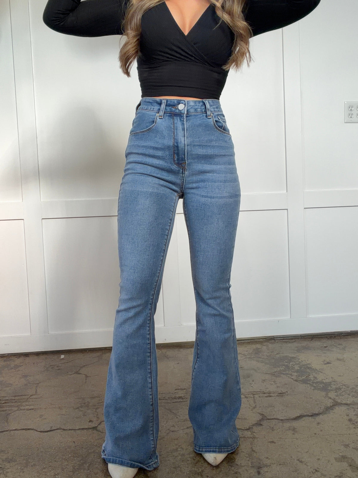 Danny Medium Wash Flare Jeans