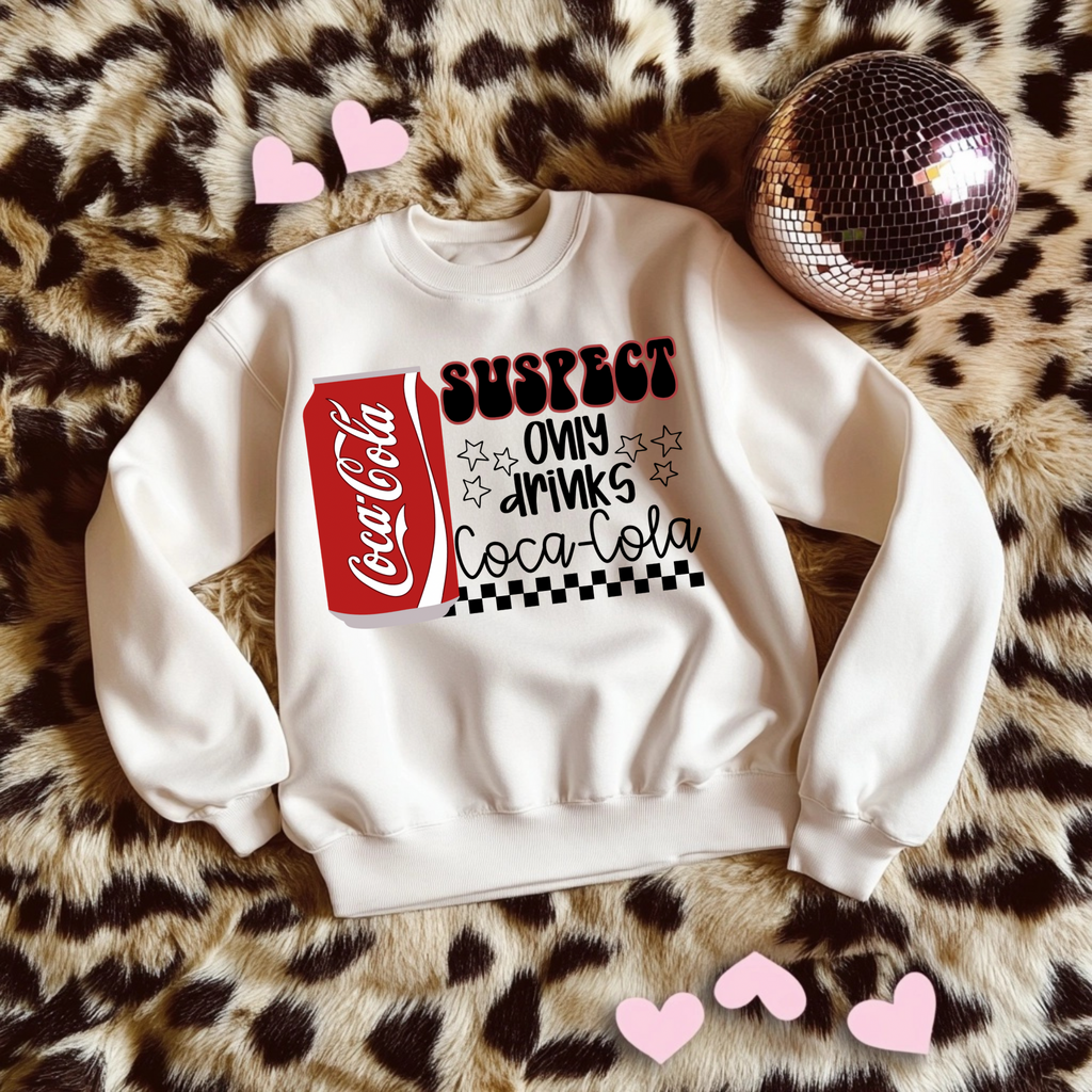 Suspect Cola TEE or CREWNECK