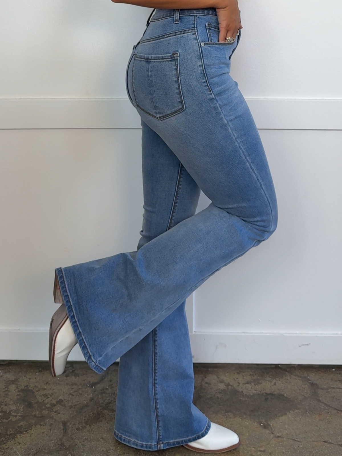 Danny Medium Wash Flare Jeans