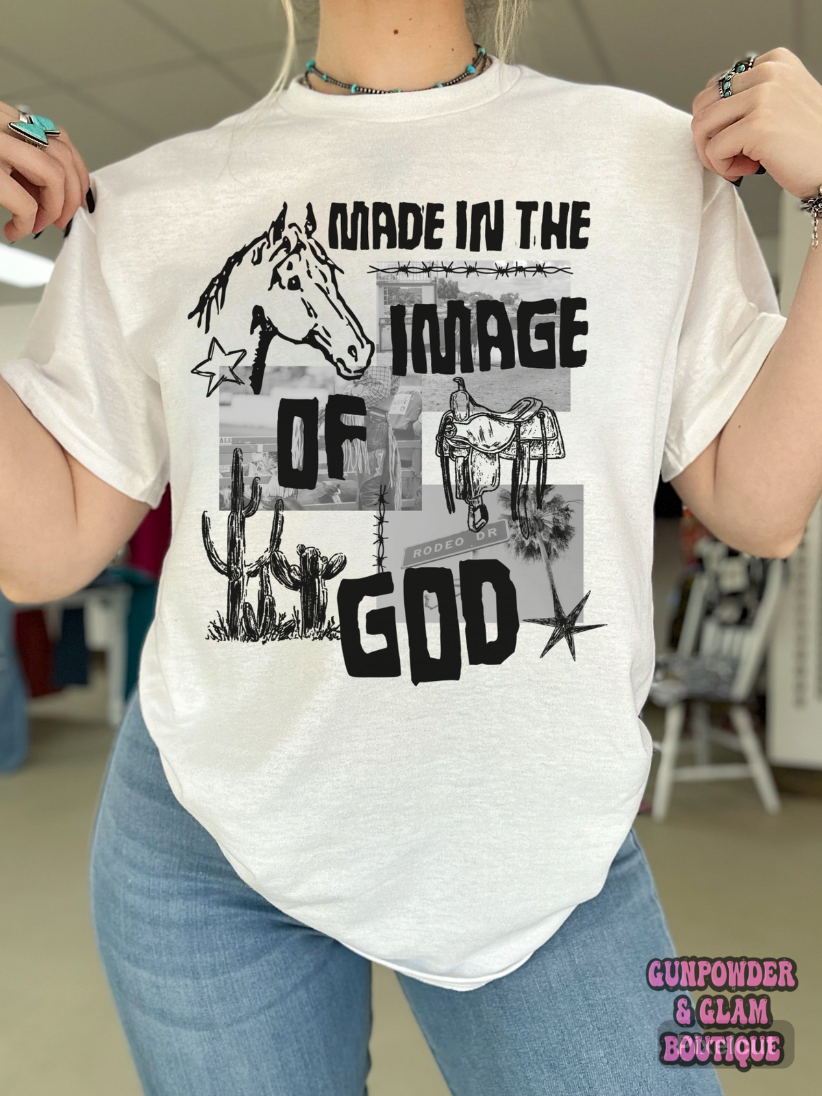 Made In The Image Of God Tee or Crewneck