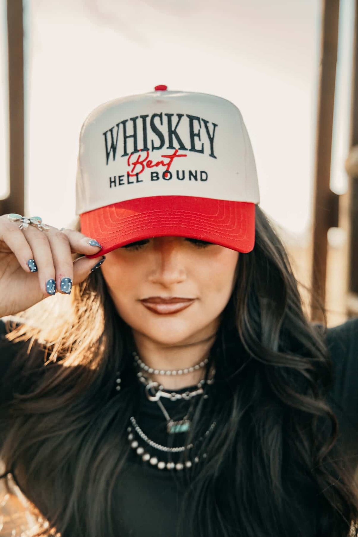 Whiskey Bent Hell Bound Trucker Hat