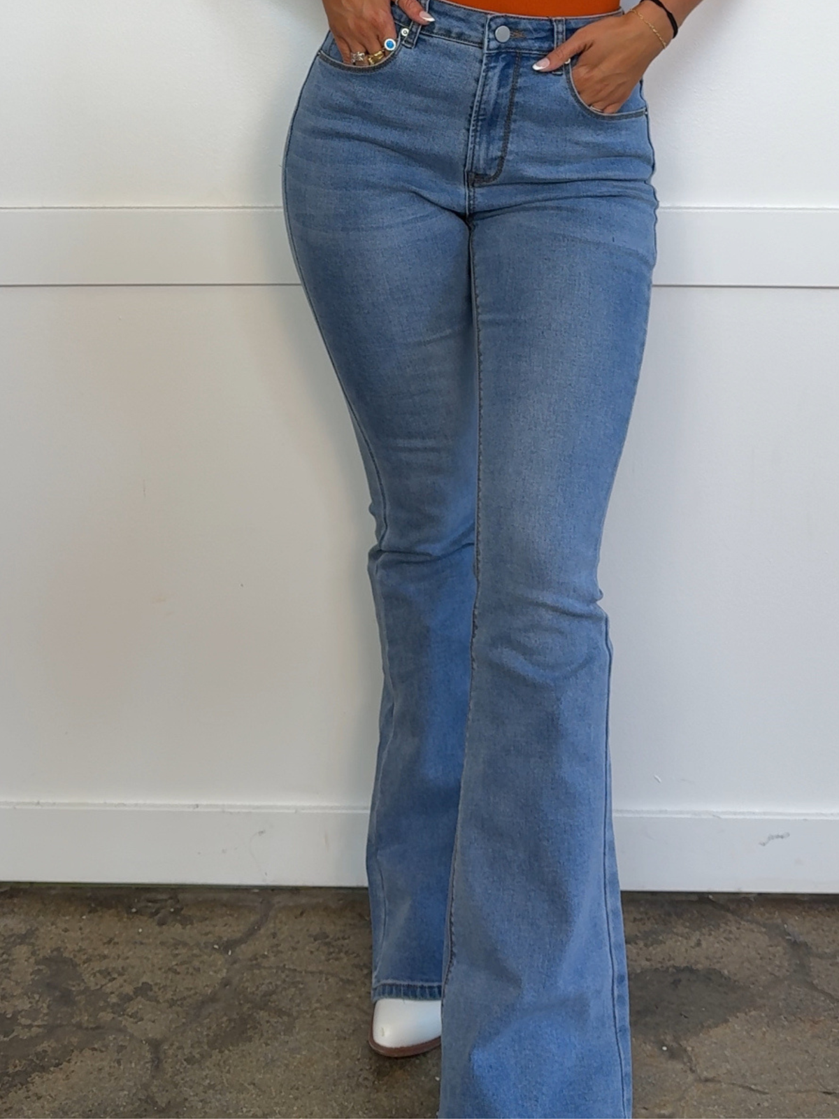 Danny Medium Wash Flare Jeans